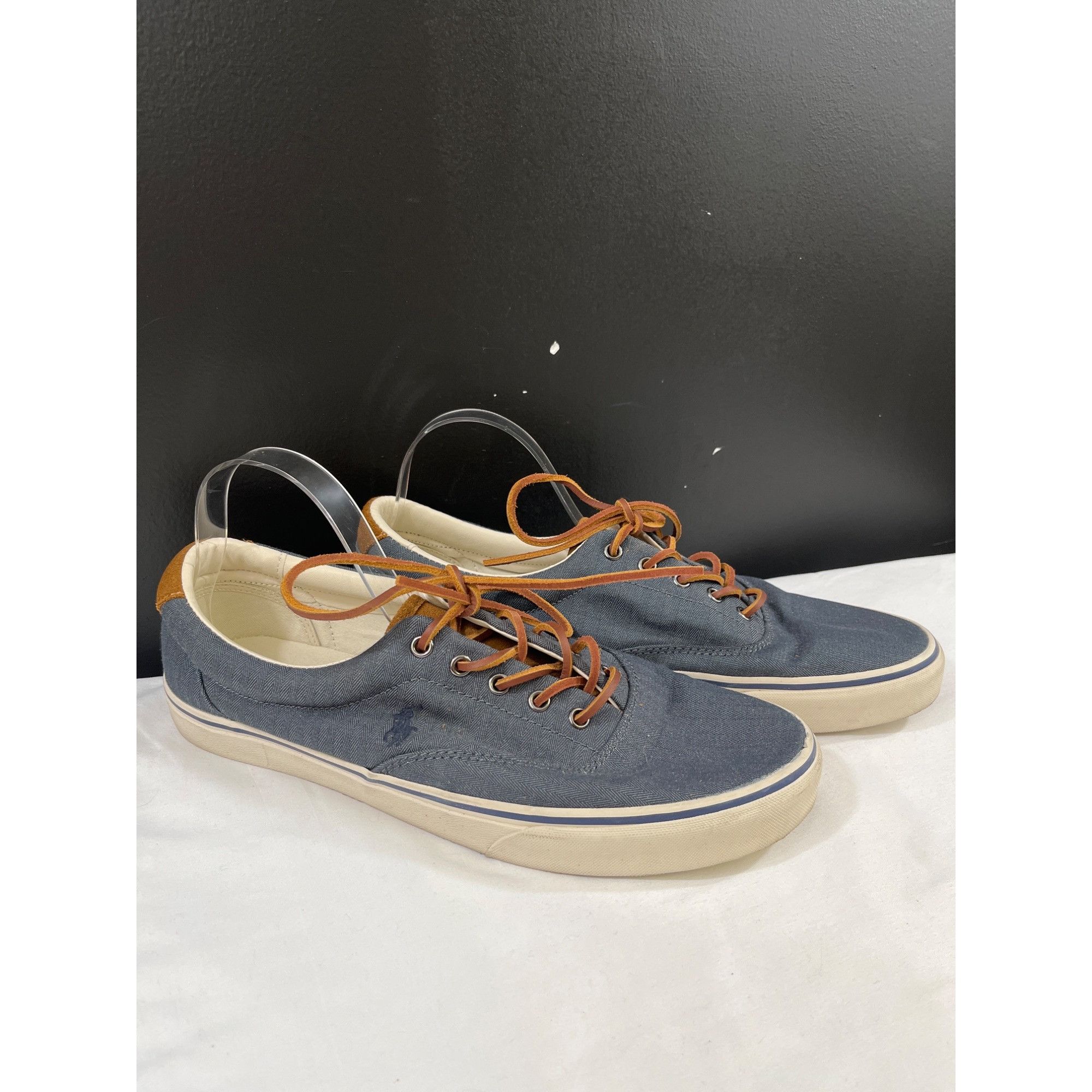Polo Ralph Lauren Polo Ralph Lauren Keaton-Pony Men's Blue Boat Shoes/Sneakers Size US 13 / EU 46 - 1 Thumbnail