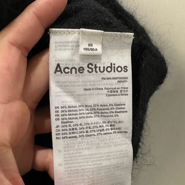 Acne Studios Acne Studios Mohair Solid Knit Top Size XS / US 0-2 / IT 36-38 - 4 Thumbnail