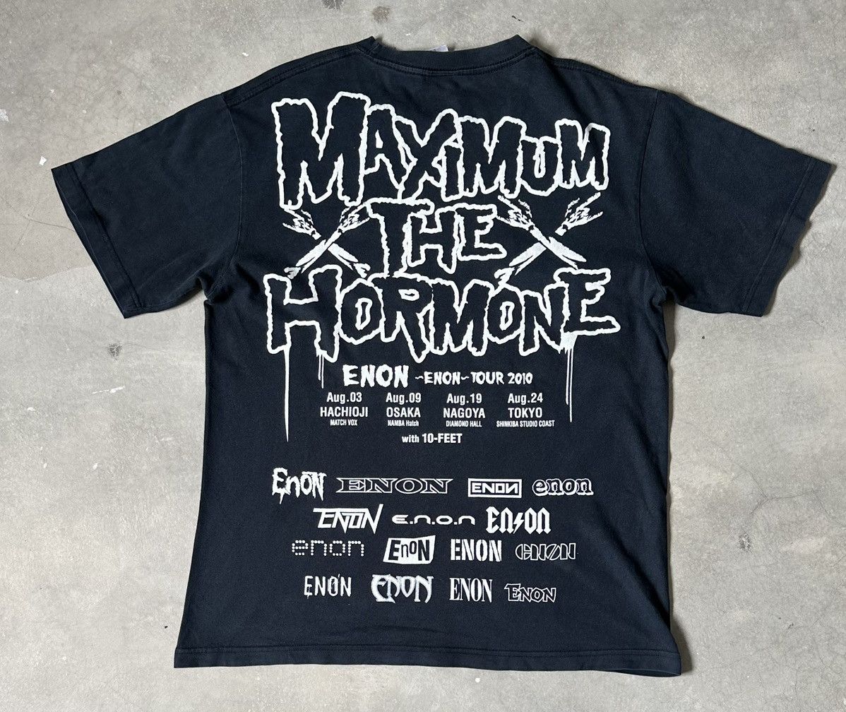 Japanese Brand VINTAGE MTH ENON MAXIMUM THE HORMONE JAPANESE METAL BAND TEE Size US M / EU 48-50 / 2 - 6 Thumbnail