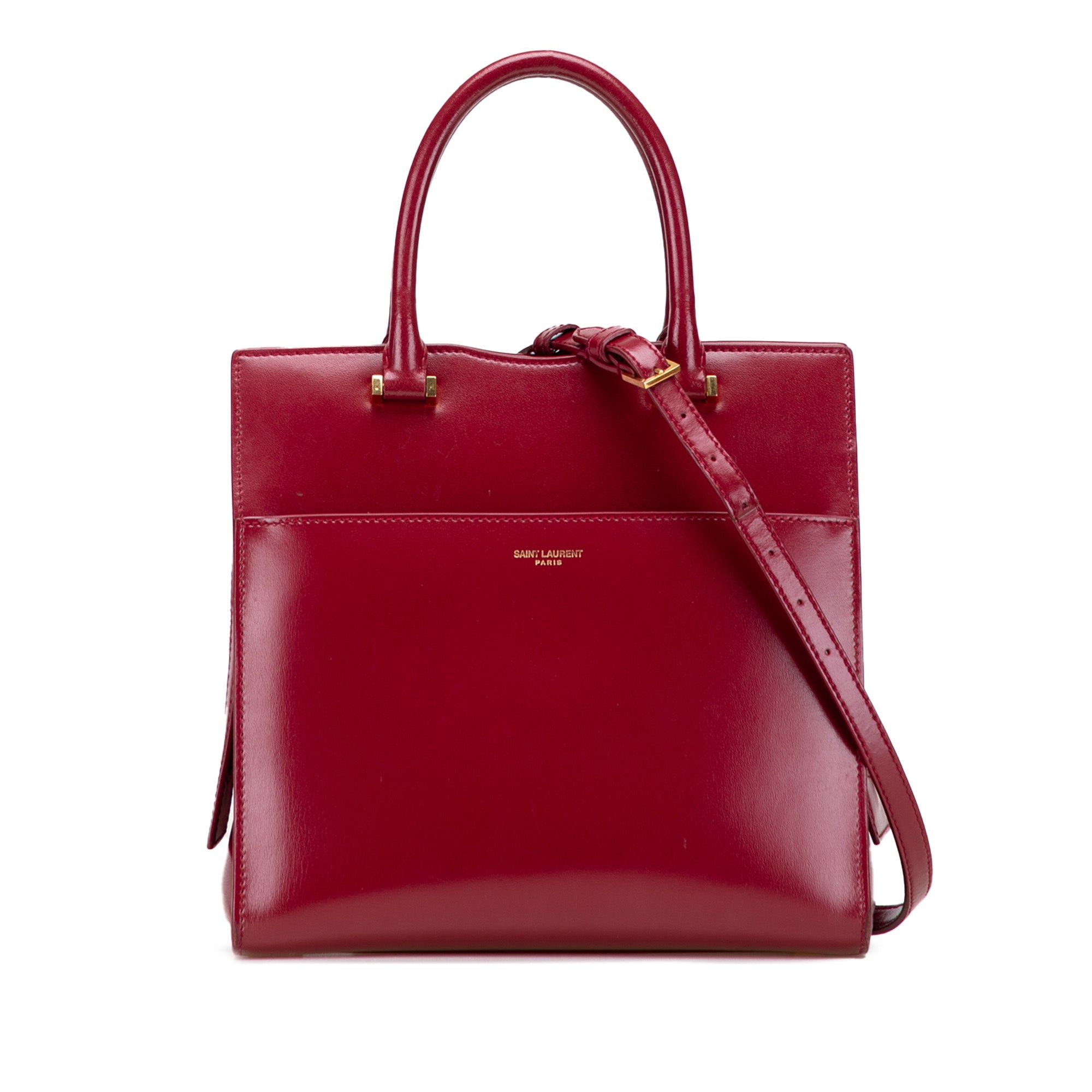 Saint Laurent Paris Small Leather Uptown Satchel Size ONE SIZE - 1 Thumbnail