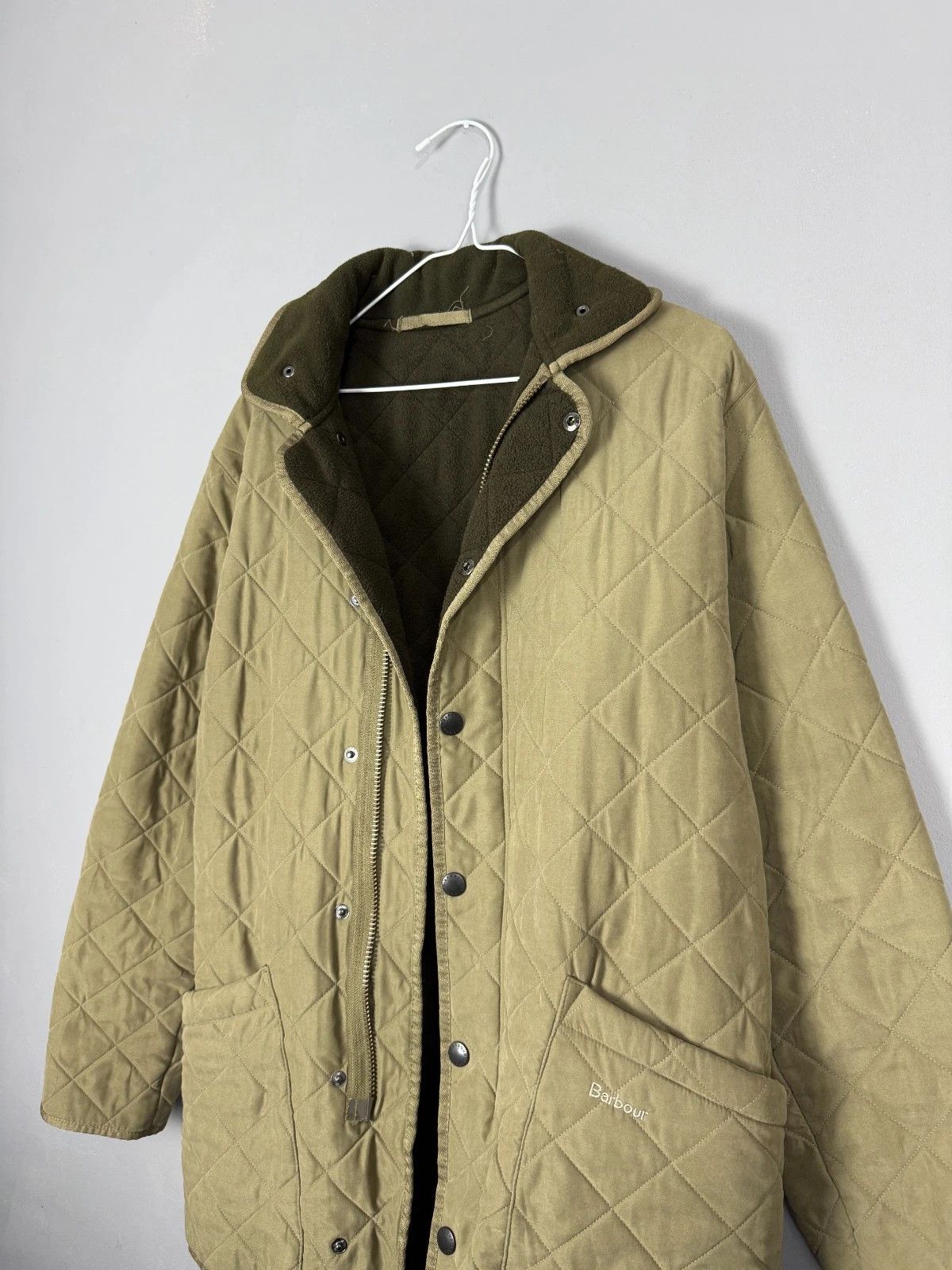 Barbour Barbour Quilted Jacket Microfibre Polarquilt Sand Beige Size US S / EU 44-46 / 1 - 2 Thumbnail