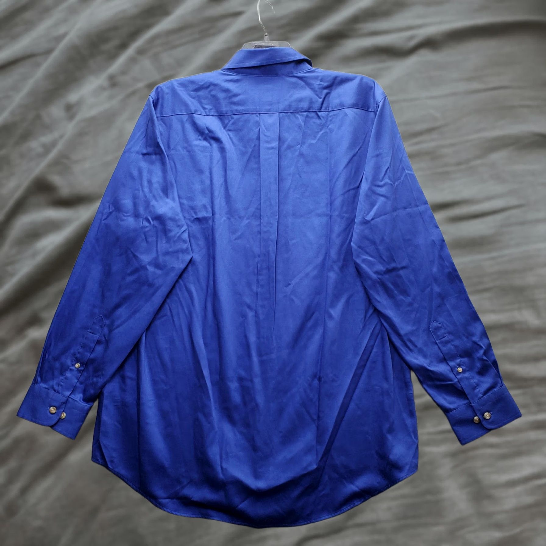 Lands' End Lands' End Shirt Mens XL Blue Classic Button-Down Long Sleeve Chest Pocket Shirt Size US XL / EU 56 / 4 - 1 Thumbnail