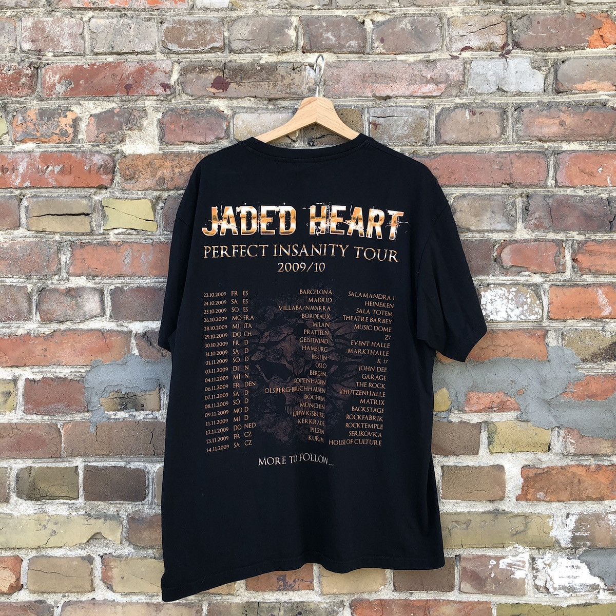 Band Tees Jaded Heart Perfect Insanity 2010 Tour T-Shirt Band Tour XL Size US XL / EU 56 / 4 - 5 Thumbnail
