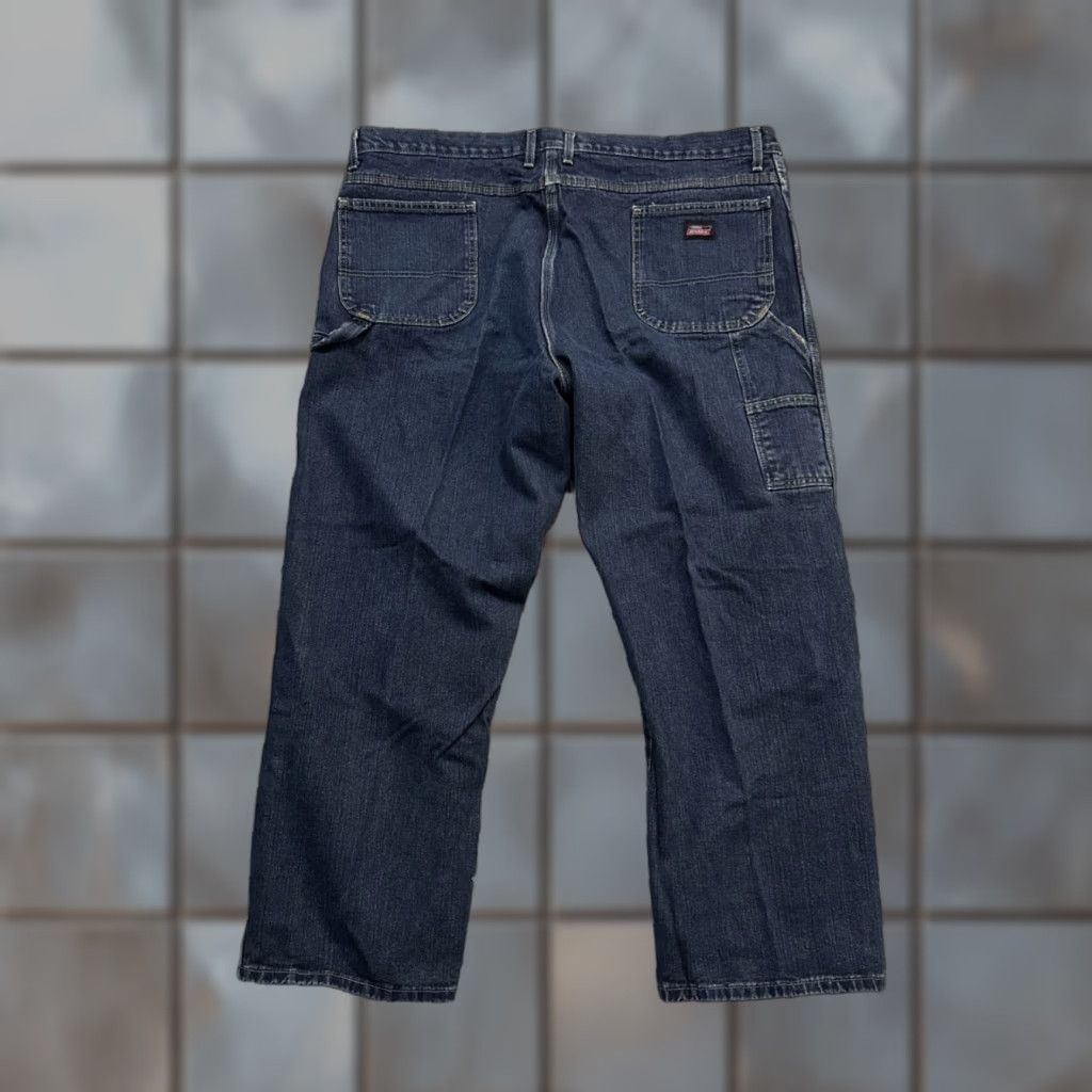Dickies VINTAGE Dickies Jeans Blue 90s Carpenter Workwear Baggy Men’s 44x30 Size 44 Inseam 29 Straight Mens Size US 44 / EU 60 - 1 Thumbnail