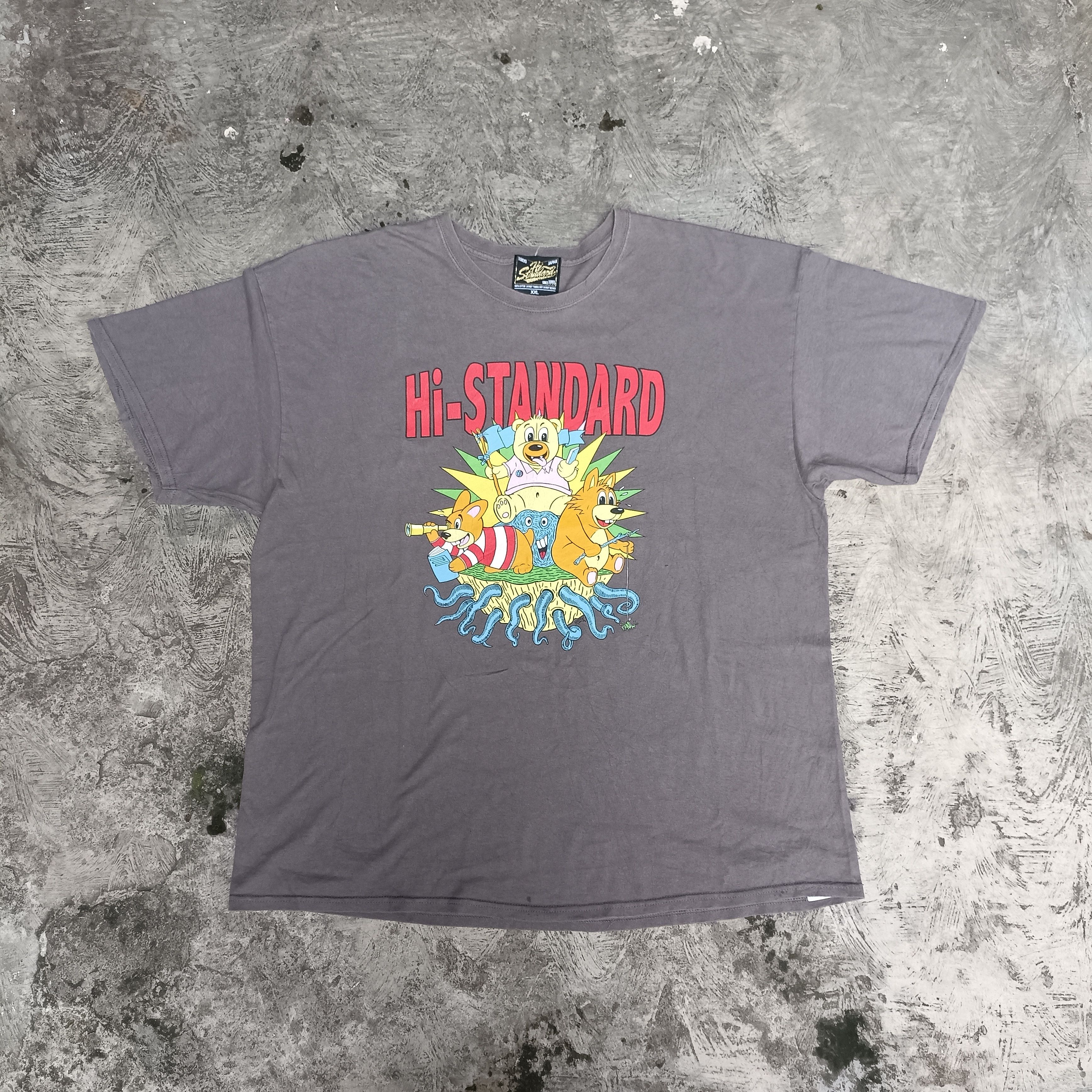 Image of Vintage Band Tee Hi Standard Art Frank Kozik in Brown, Men's (Size 2XL)