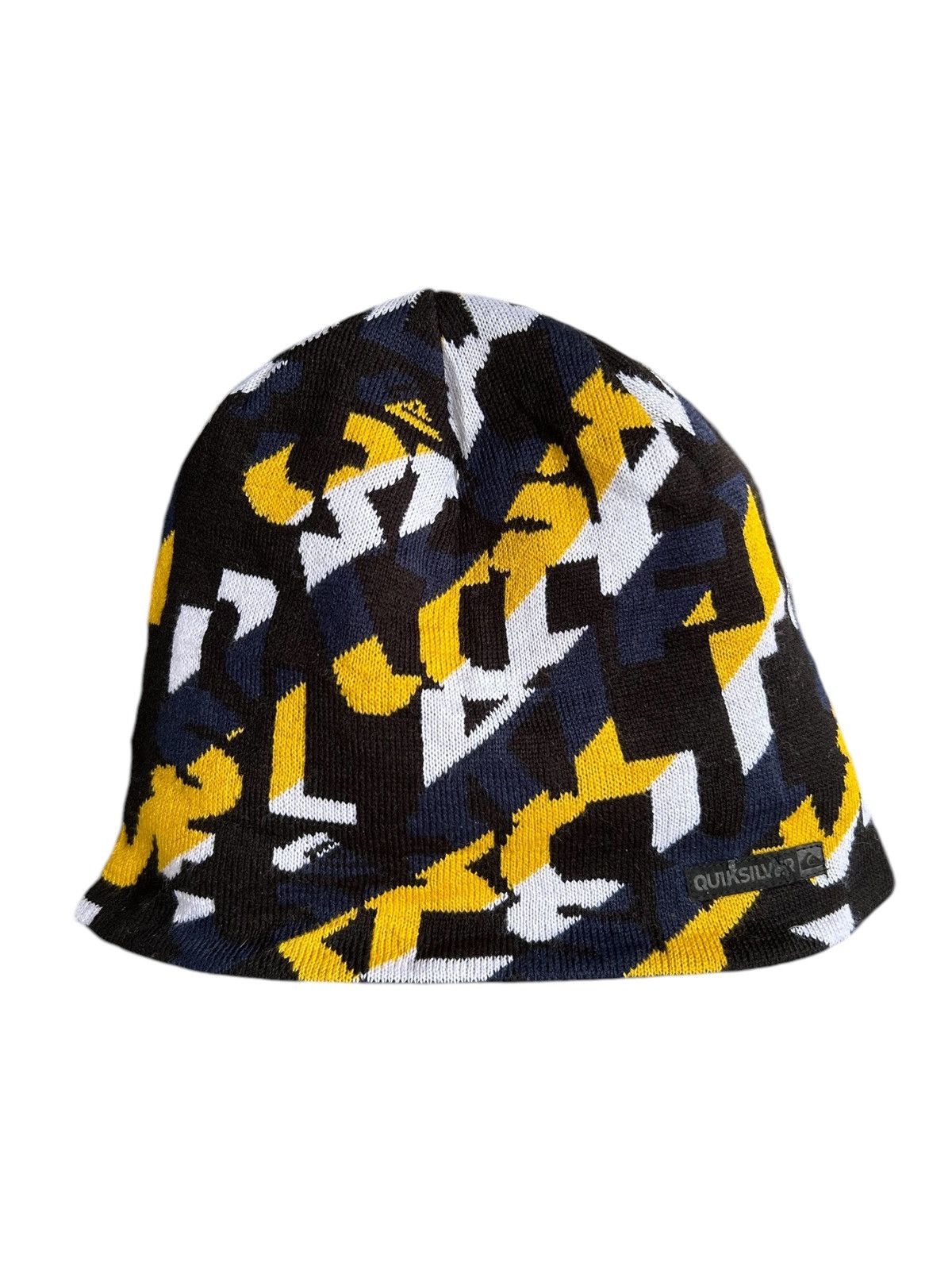 Japanese Brand × Kapital × Vintage Rare Quiksilver Full Print Beanie Hats 🎌☠️ Size ONE SIZE - 1 Thumbnail