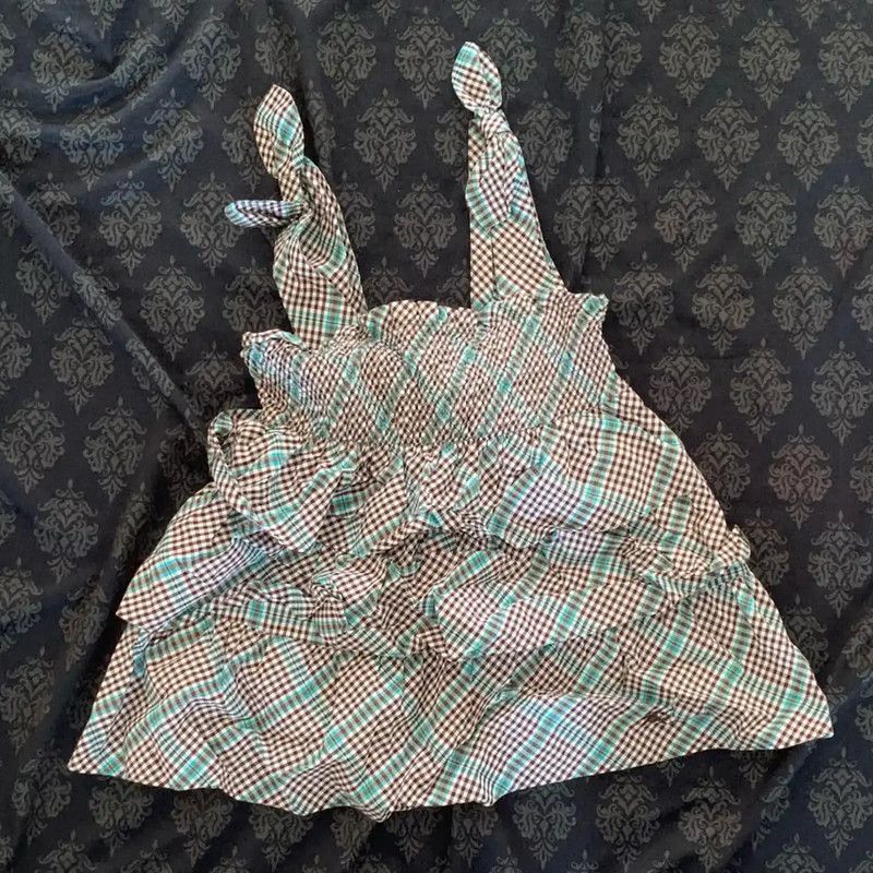 Burberry Burberry Green Cotton Off-Shoulder Top Size M / US 6-8 / IT 42-44 - 1 Thumbnail