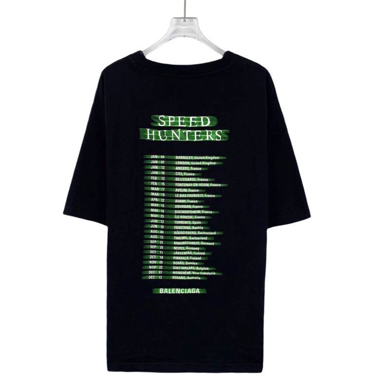 Other Balenciaga Black figure print cotton crew neck short-sleev Size US M / EU 48-50 / 2 - 2 Thumbnail