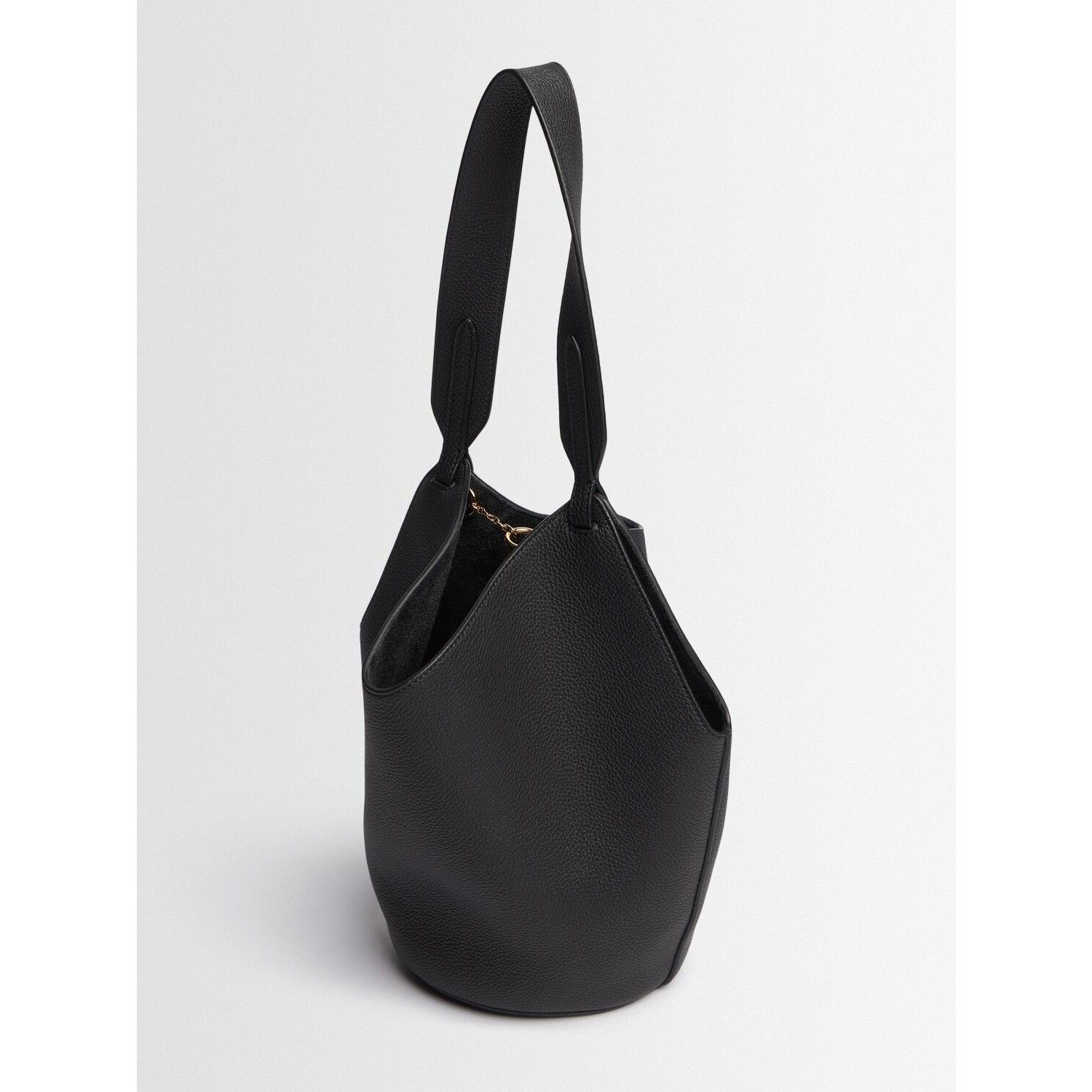 KHAITE KHAITE Lotus Mini Black Tote Bag New & Authentic Size ONE SIZE - 3 Thumbnail