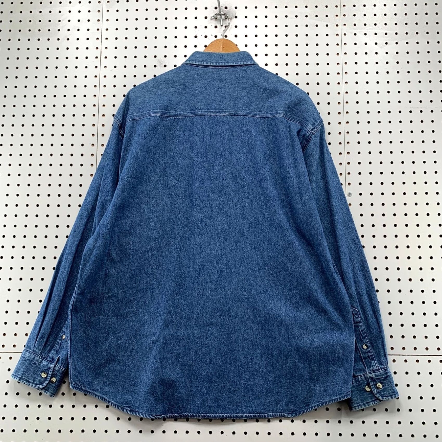 Hard Rock Cafe VINTAGE Hard Rock Cafe Shirt Mens XL Blue Niagara Falls 90s Button Denim Size US XL / EU 56 / 4 - 2 Thumbnail