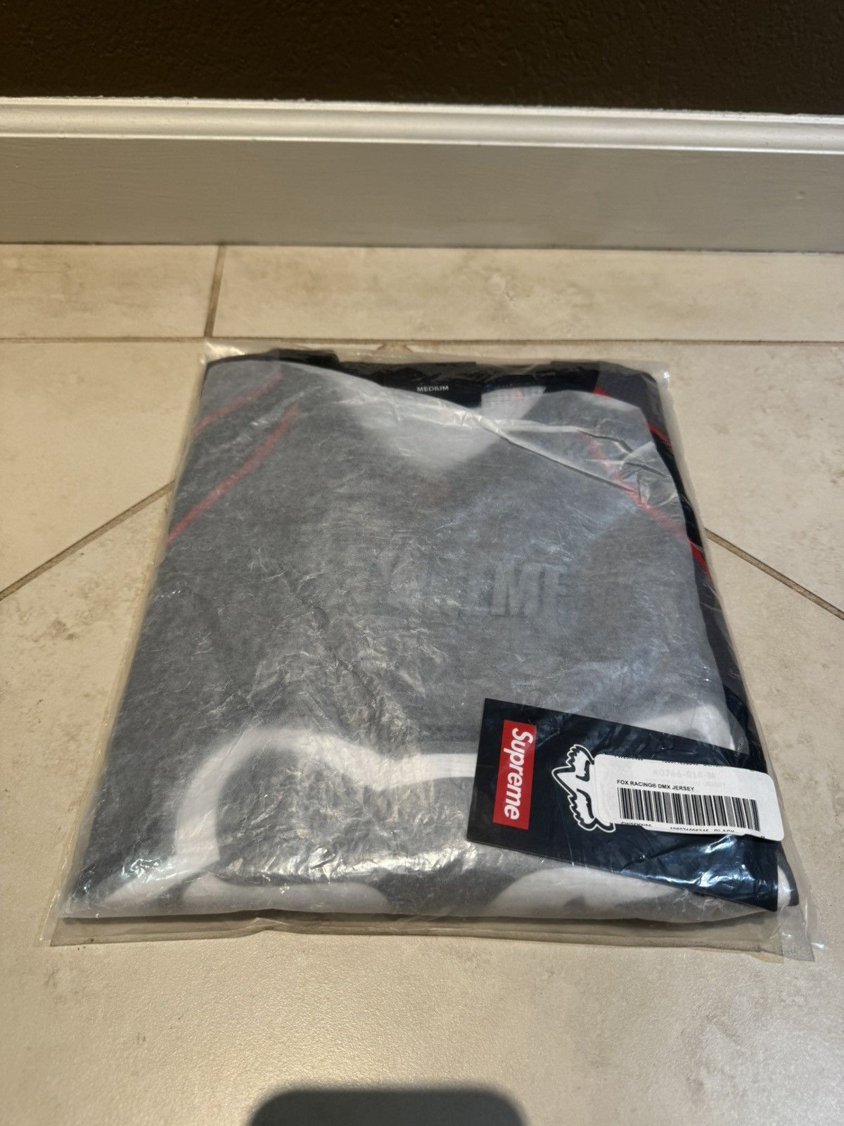 NEW Supreme Fox Racing DMX Motocross Jersey Medium Black Red