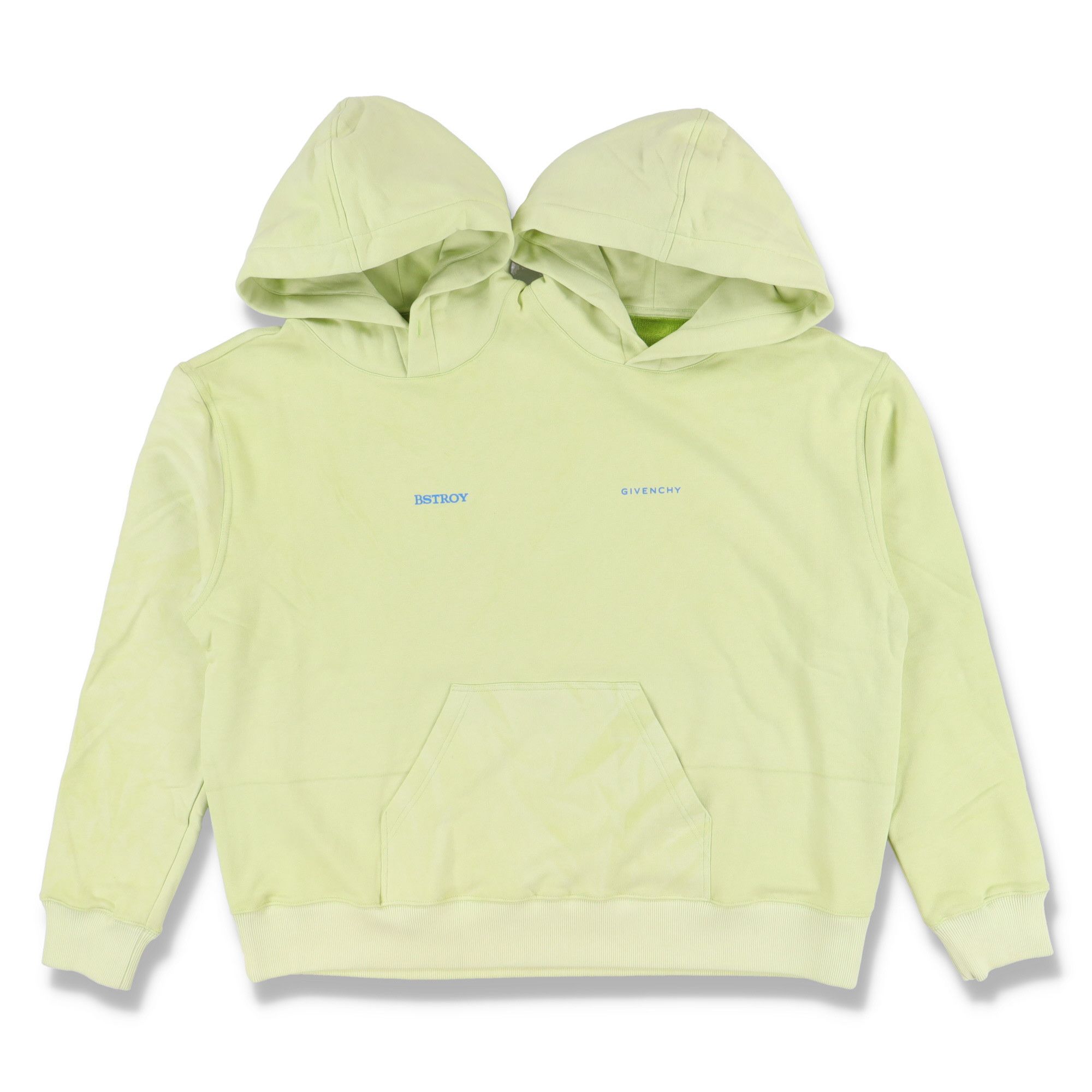 (B).Stroy × Givenchy Green Double Hood Oversized Logo Hoodie Size US XL / EU 56 / 4 - 1 Thumbnail