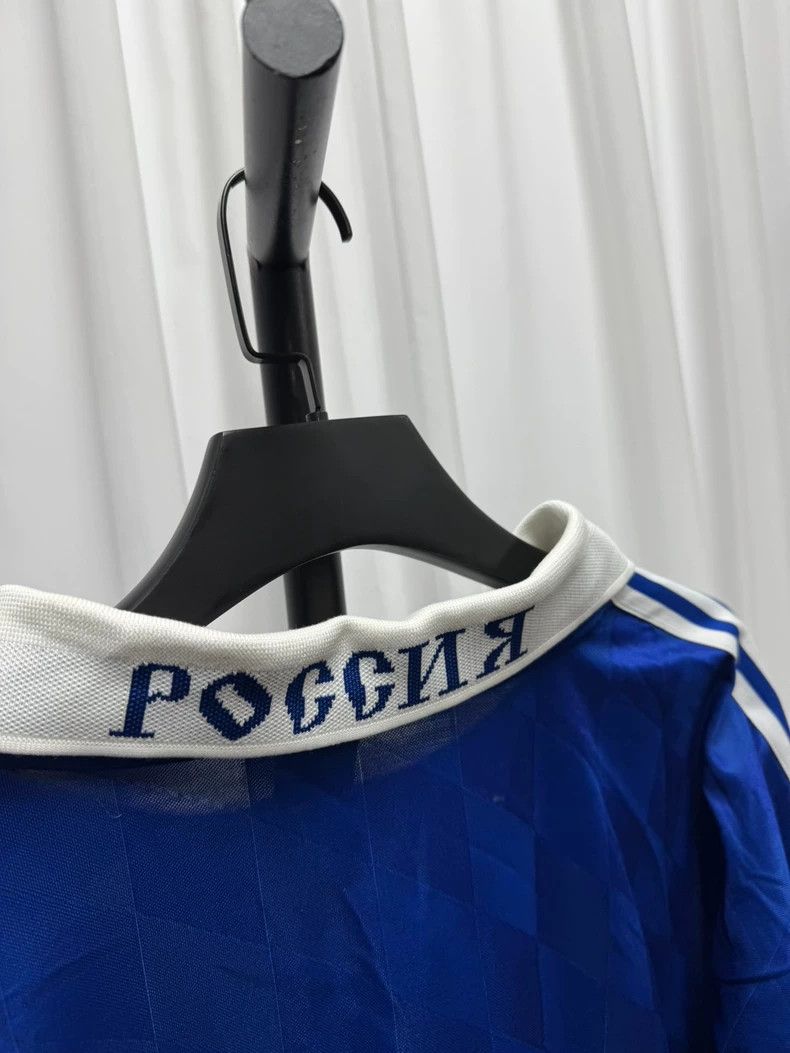 Gosha Rubchinskiy gosha size os Blue Stripe Jersey long sleeves 2504-Nextarro Size US M / EU 48-50 / 2 - 9 Thumbnail