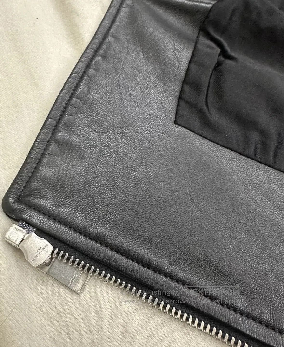 Saint Laurent Paris ysl leather jacket. Size US M / EU 48-50 / 2 - 3 Thumbnail