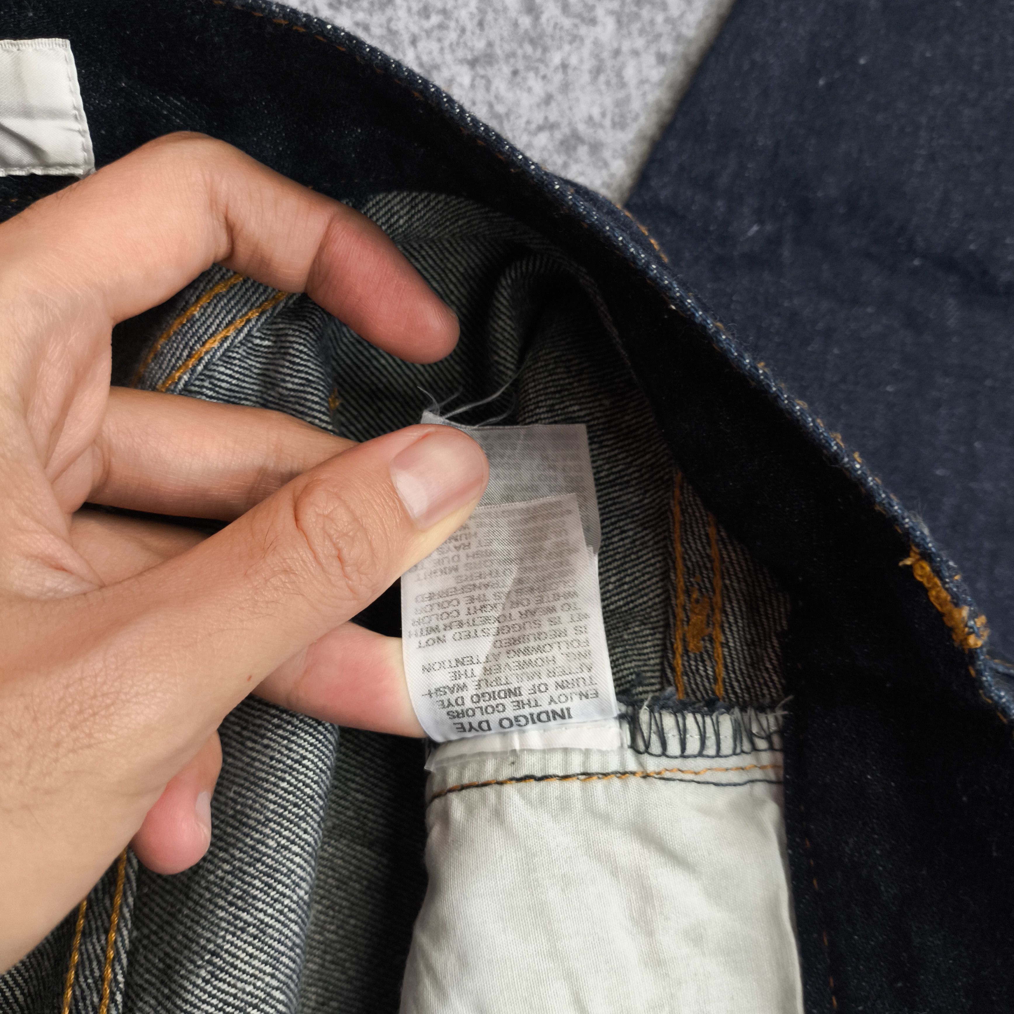 Issey Miyake Issey miyake nenet denim jeans indigo pants Size 29" - 9 Thumbnail