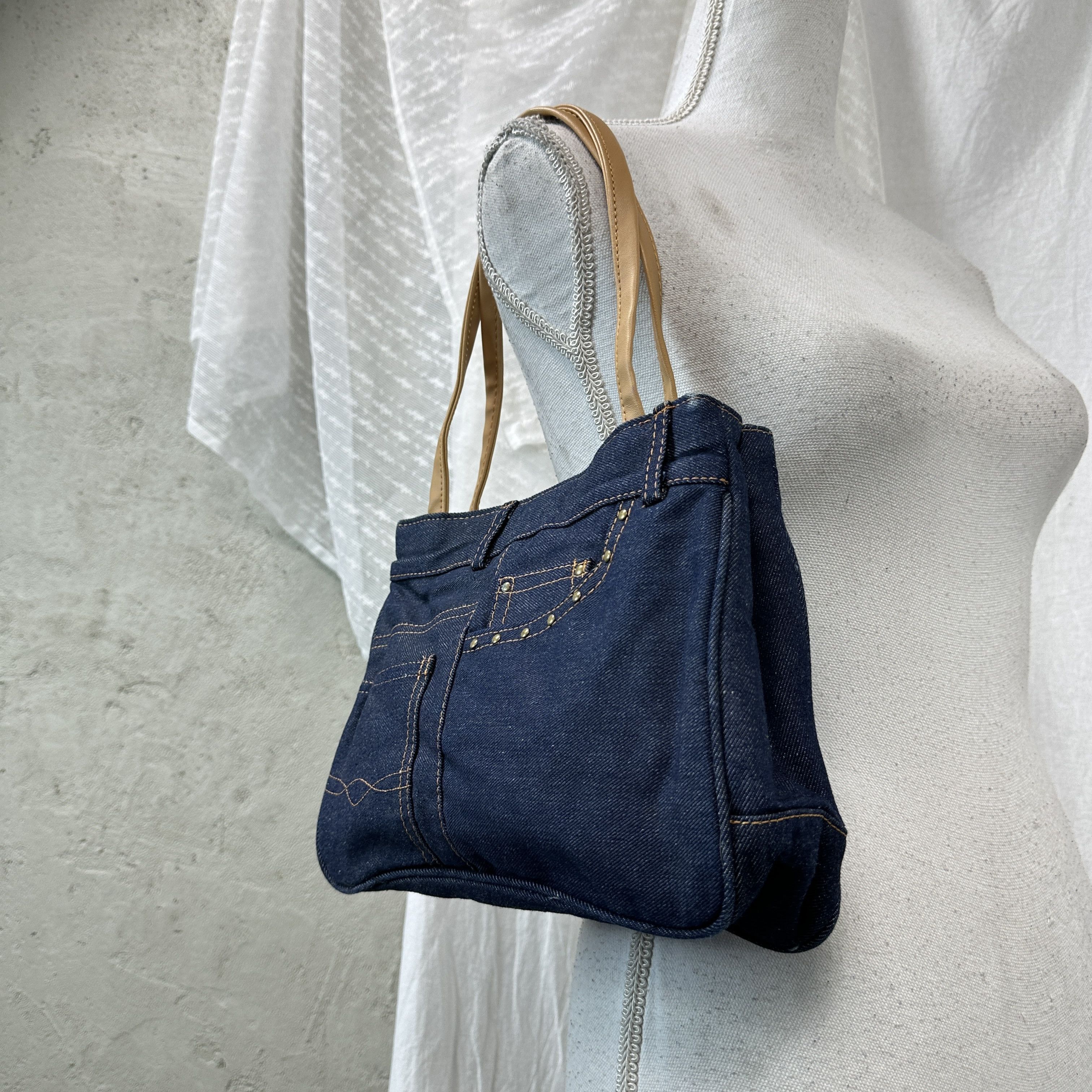 Vintage Vintage Denim Mini Jeans Bag Y2K Size ONE SIZE - 5 Thumbnail