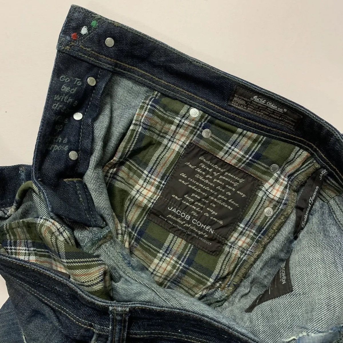 Jacob Cohen 💥RARE! Vintage Jacob Cohen Designer Denim Pants Made Italy Size US 31 - 9 Thumbnail