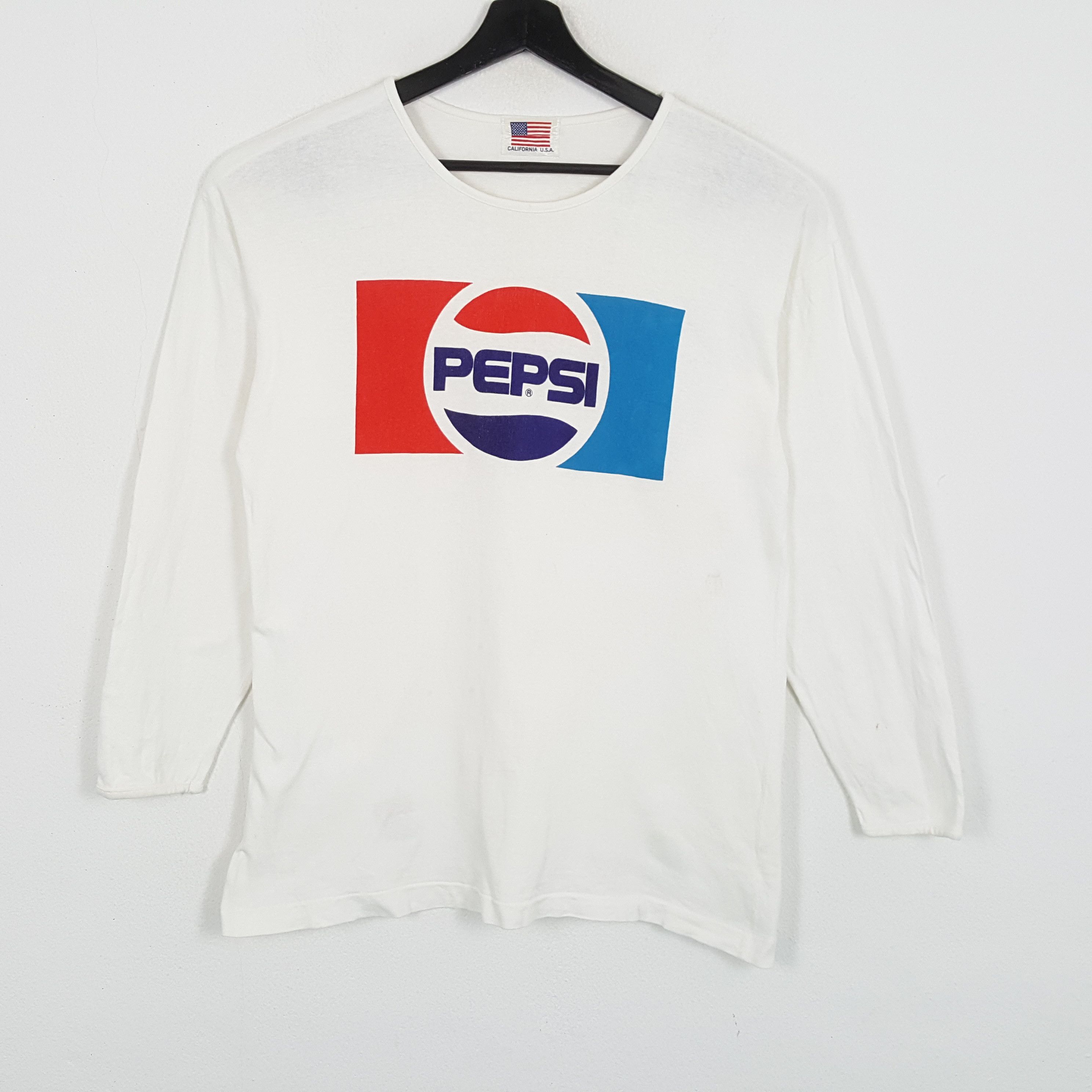 PEPSI Center Logo Design Promo Style Long Sleeve Tshirt