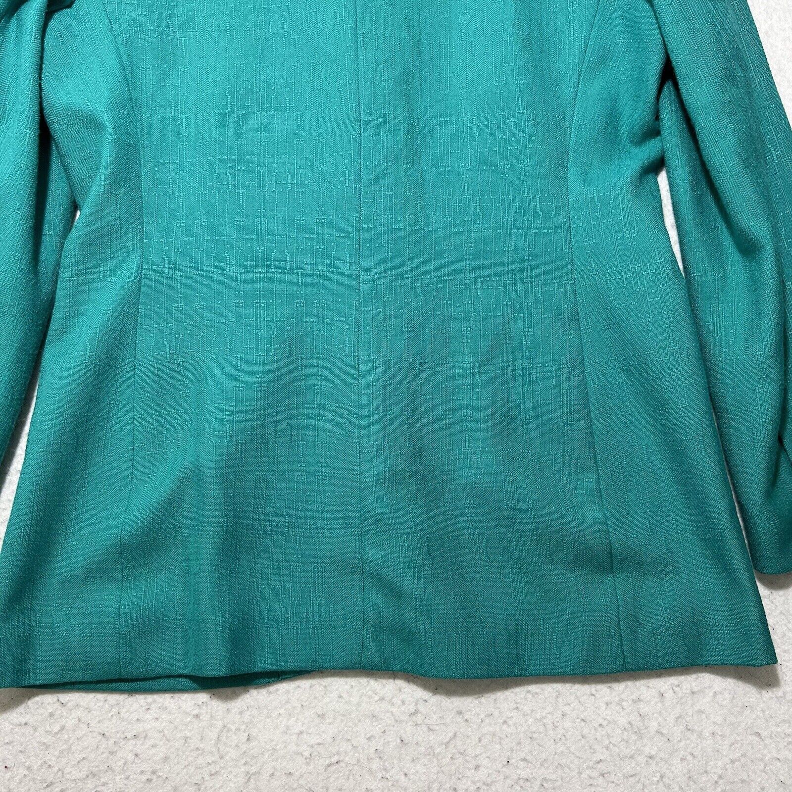 Other Kasper For A.S.L. 8 Teal Green Blue Blazer Jacket Career Size M / US 6-8 / IT 42-44 - 14 Thumbnail