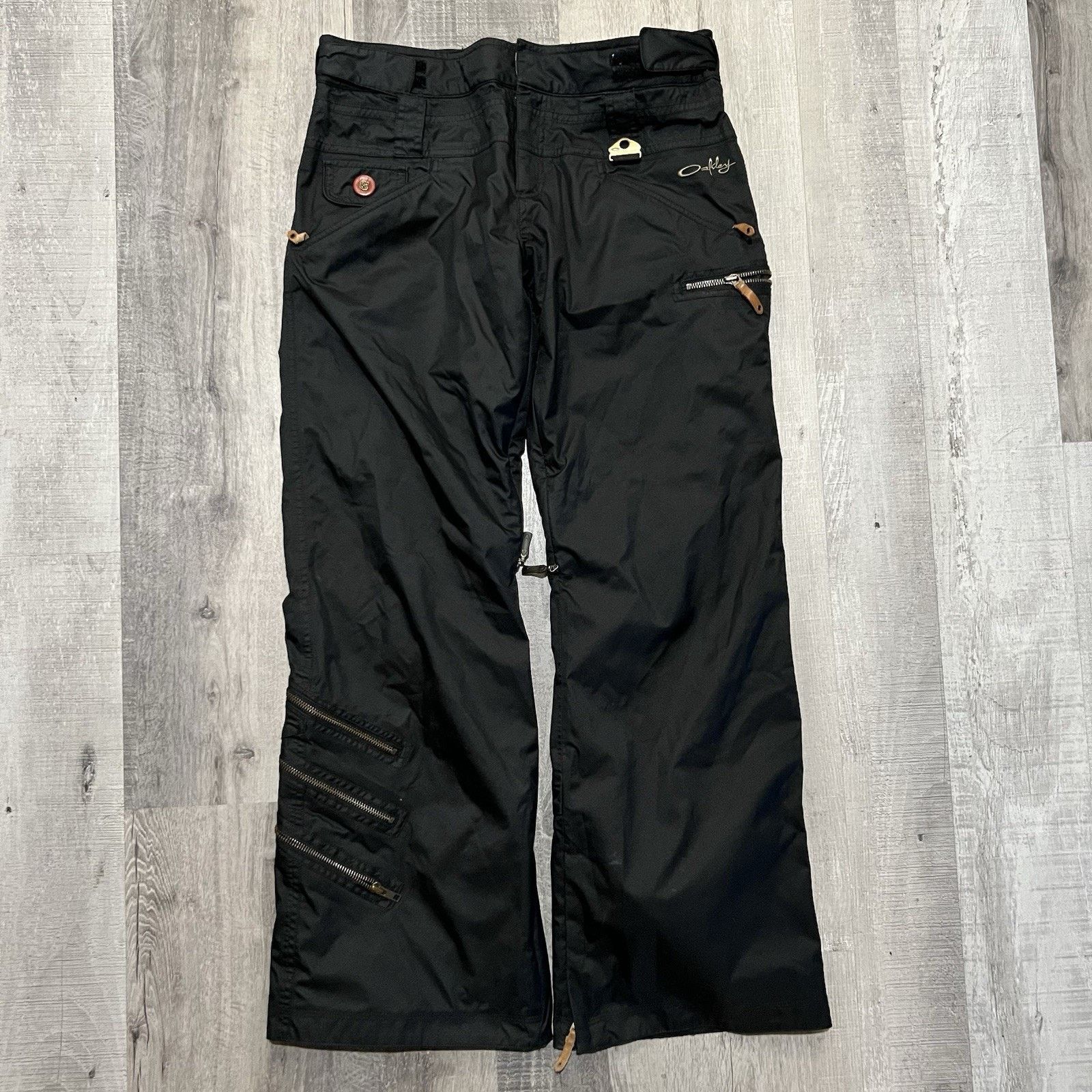 Oakley Oakley Snow Pants Black Ski Snowboard Bootcut Low Rise Size 32" / US 10 / IT 46 - 1 Thumbnail