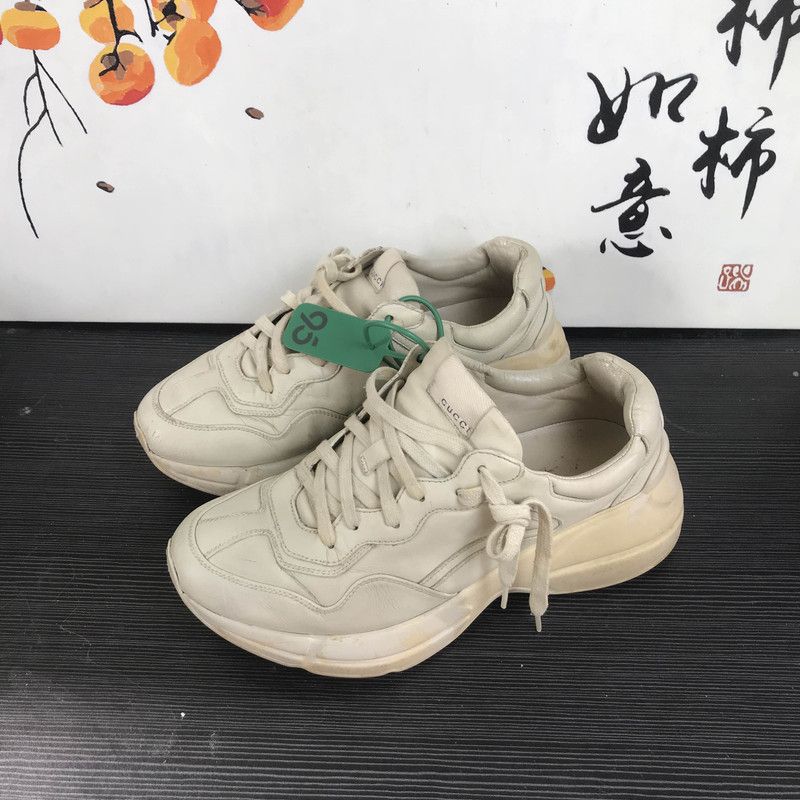 Gucci Gucci Rhyton Vintage Dad Sneakers in Ivory 0079 Size US 8 / EU 41 - 1 Thumbnail
