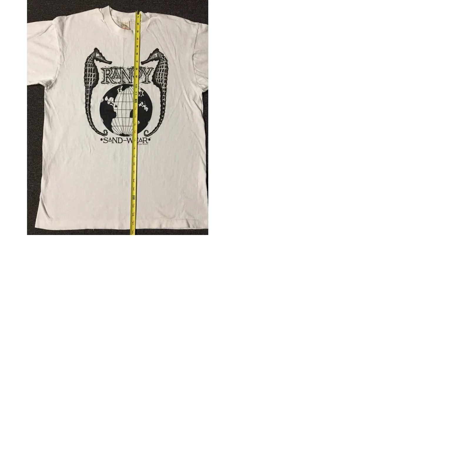 Quiksilver VINTAGE White 80s Ranoy Sand Wear Faded Shirt M Beach Surf Skate Grunge OP 90s Nike T-Shirt Mens Graphic Tee USA Ocean Pacific Billabong Hurley Wave Size US M / EU 48-50 / 2 - 10 Thumbnail