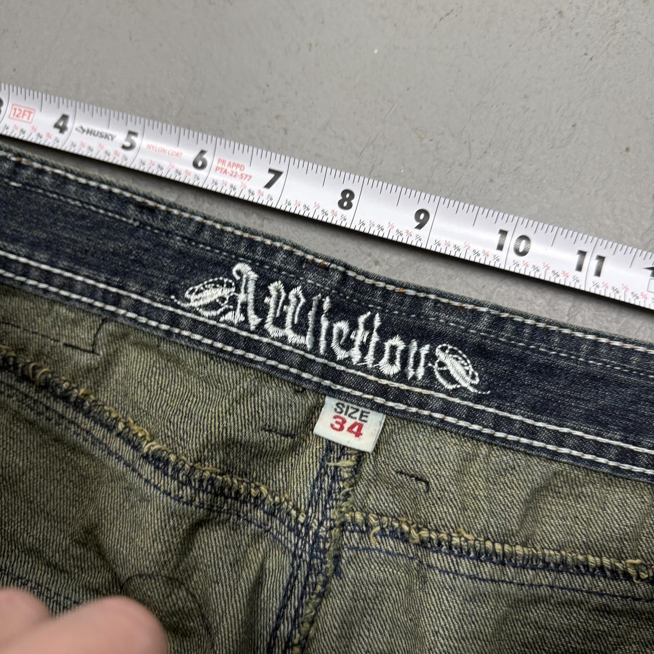 Affliction Y2K Crosses Affliction Men’s Embroidered Jeans 32 x 31 Size US 32 / EU 48 - 5 Thumbnail