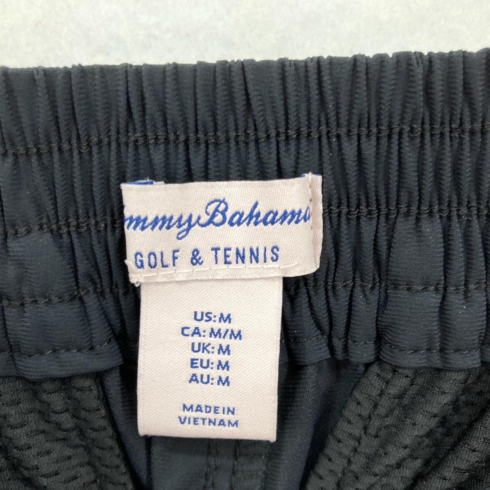 Tommy Bahama Tommy Bahama Pants Womens Black Elastic Zip Pocket Ankle Tapered 28in Inseam Nylon Spandex Golf & Tennis Pockets Preppy Size 32" / US 10 / IT 46 - 3 Thumbnail