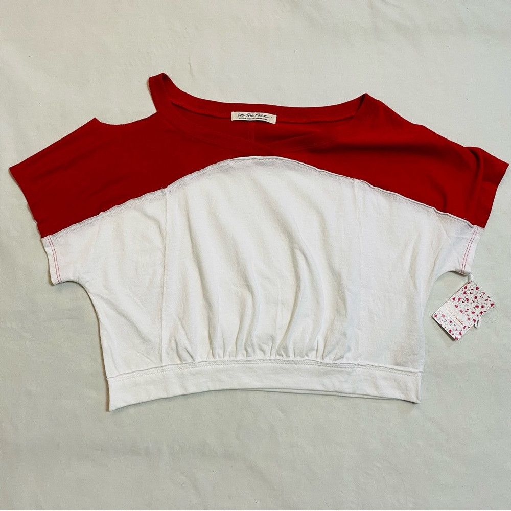 Free People NWT New Free People Colorblock Field Goal Crop T-Shirt Size Size M / US 6-8 / IT 42-44 - 6 Thumbnail