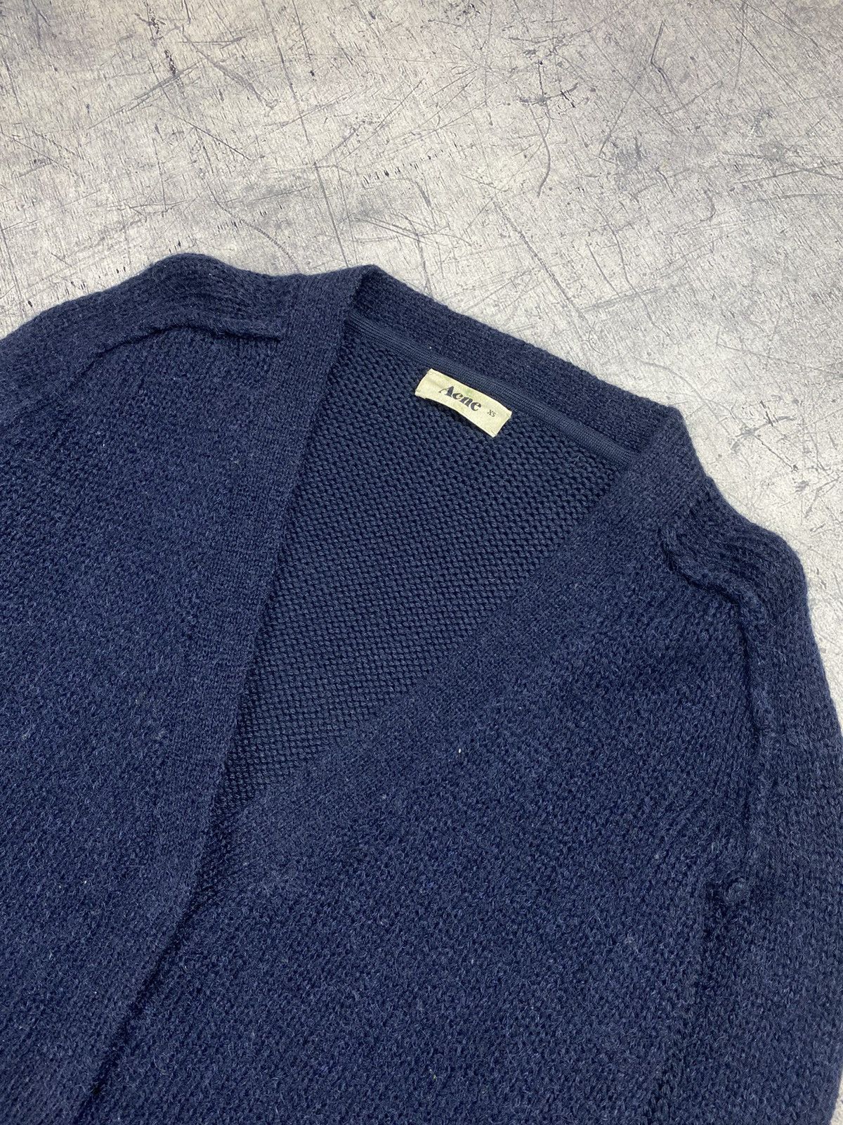 Acne Studios Acne Studios Mohair Wool Cardigan Buttons Size XS Blue Top Size XS / US 0-2 / IT 36-38 - 4 Thumbnail