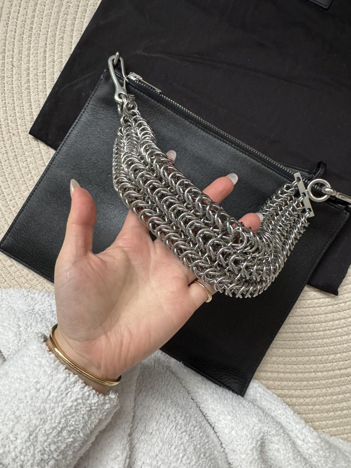 Alexander Wang Alexander Wang Metal Handle Hand Bag from runway collection Size ONE SIZE - 5 Thumbnail