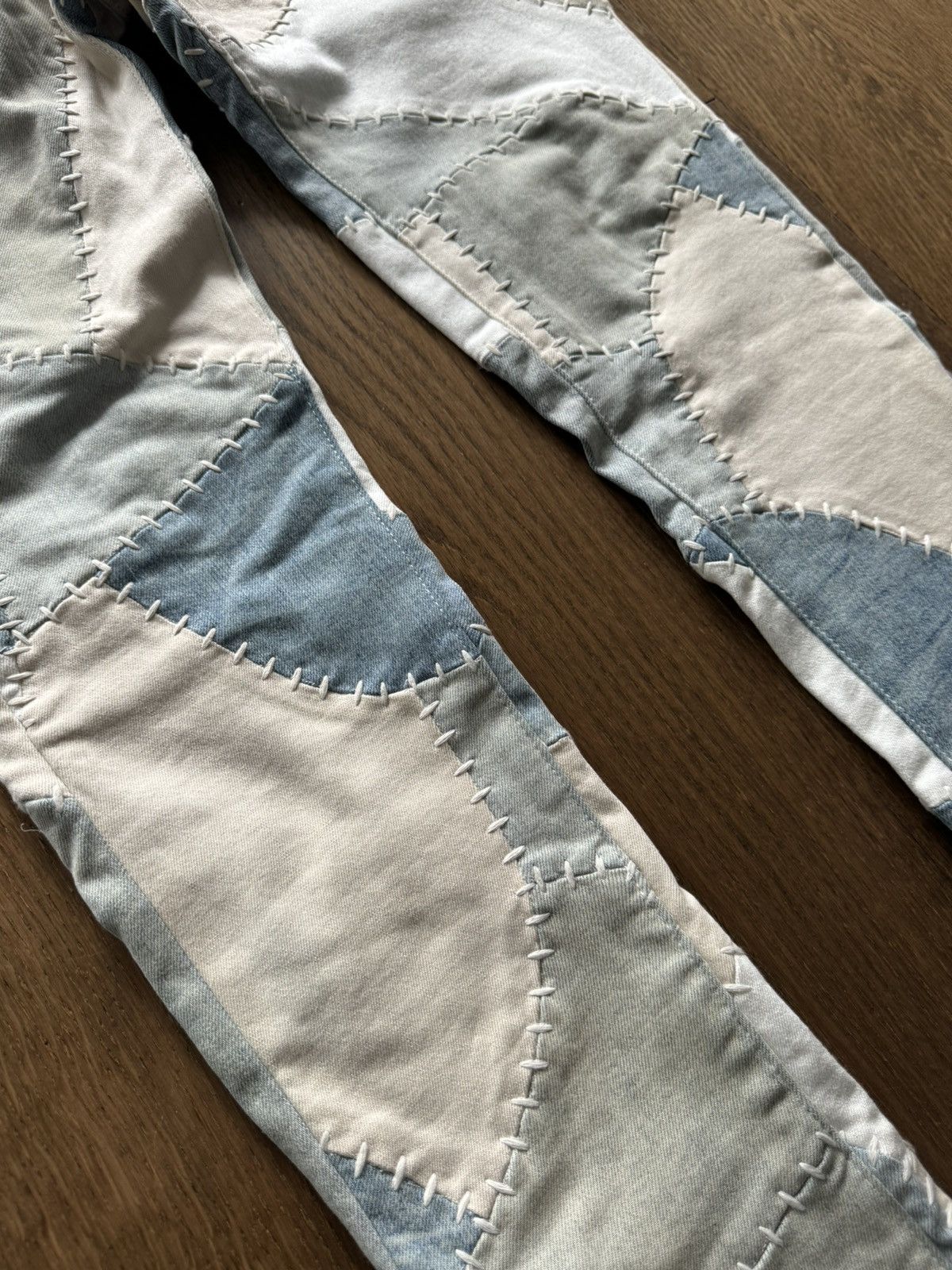 Amiri Amiri Jeans Patchwork Stitched Skinny Denim Size US 32 / EU 48 - 7 Thumbnail