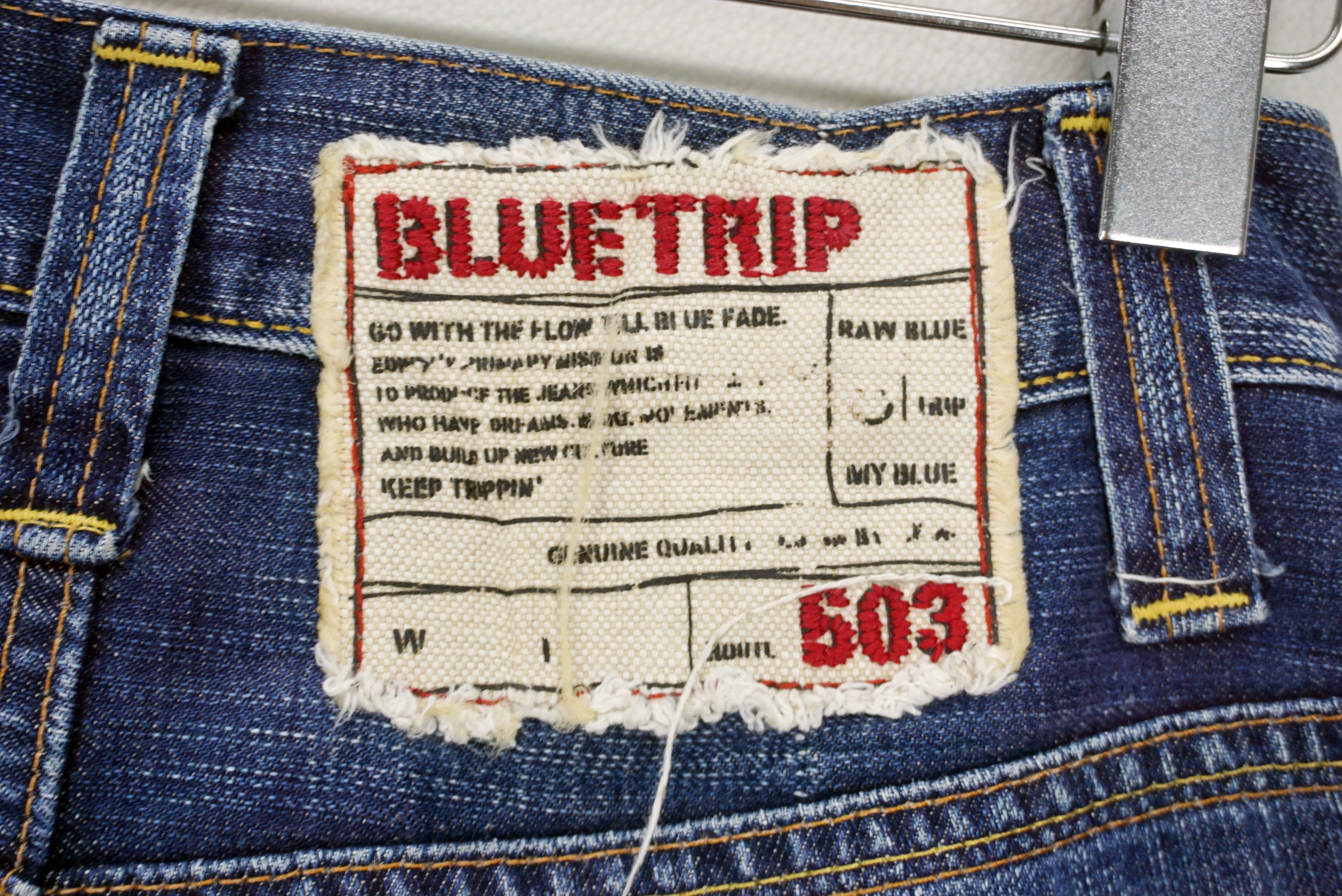 Japanese Brand Edwin Jeans Size 28 fit W30xL28 503 Blue Trip Ankle Denim Size US 28 / EU 44 - 10 Thumbnail