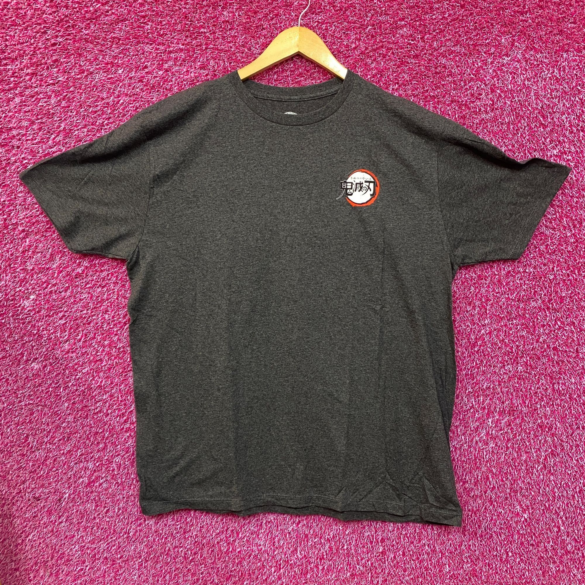 Anime Demon Slayer Kimetsu No Yaiba Logo Anime T-Shirt Size XL Size US XL / EU 56 / 4 - 1 Thumbnail