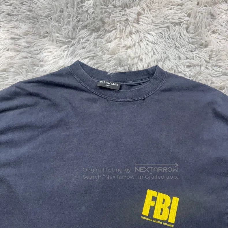 Balenciaga Balenciaga FBI Short Sleeve Size US M / EU 48-50 / 2 - 3 Thumbnail