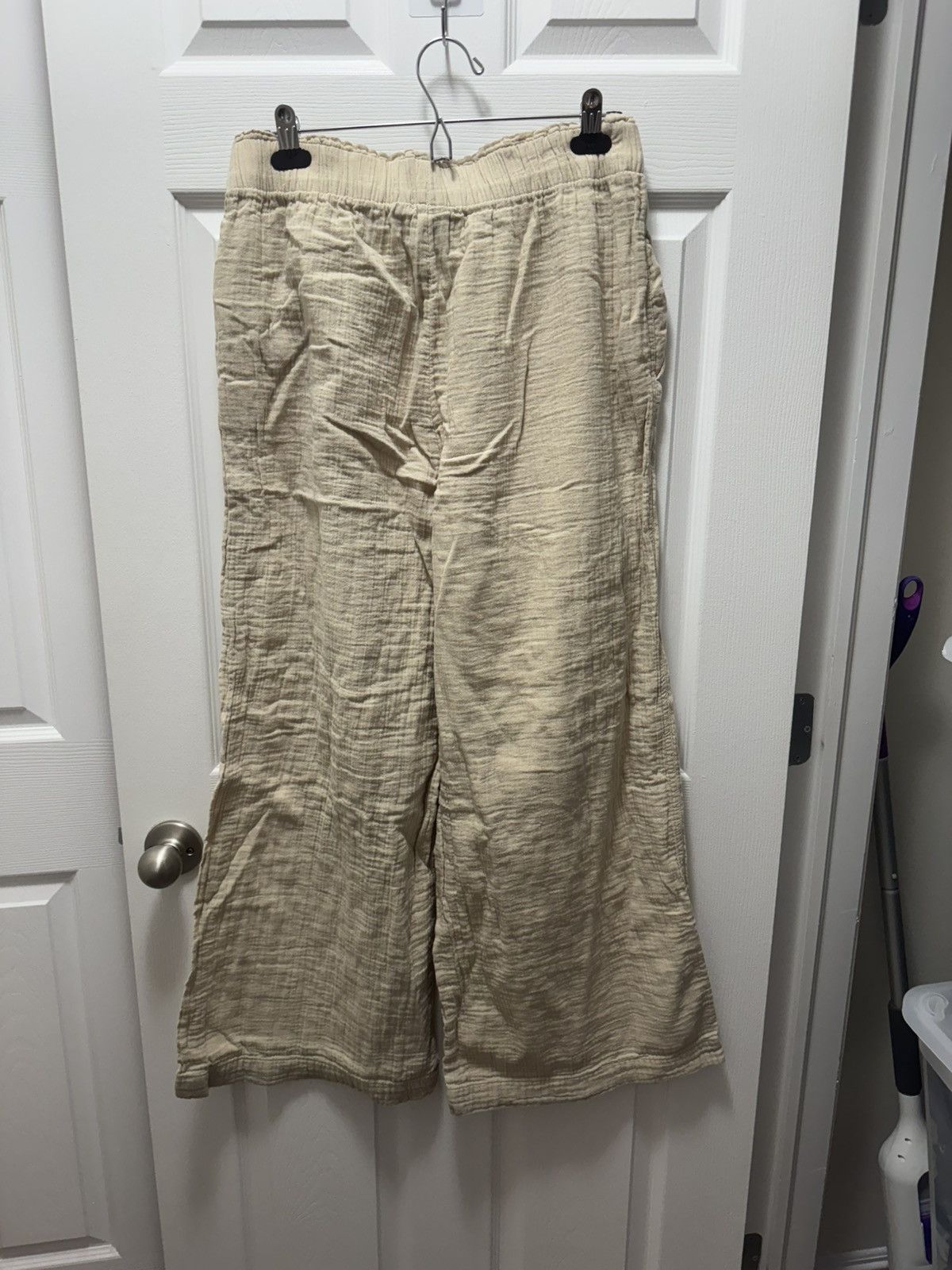 Gap × Vintage Gap Vintage Desert Oversized Beige Flared Lounge Pants Size US 32 / EU 48 - 5 Thumbnail
