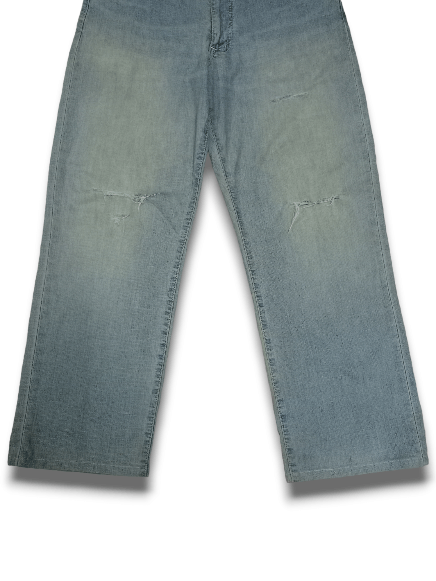 Wrangler Vintage Wrangler Blue Wash Distressed Baggy Jeans 30x27 Size US 30 / EU 46 - 7 Thumbnail