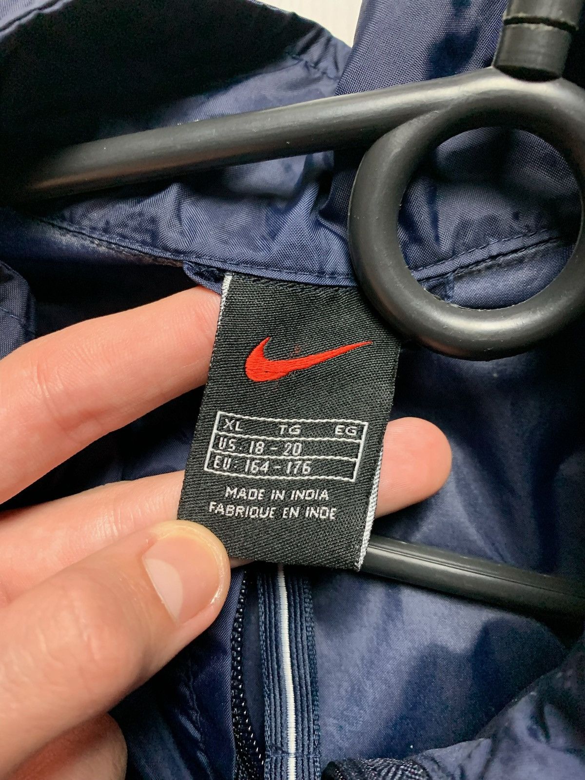Nike × Vintage Vintage Nike Logo light jacket size S swoosh line Size US S / EU 44-46 / 1 - 4 Thumbnail