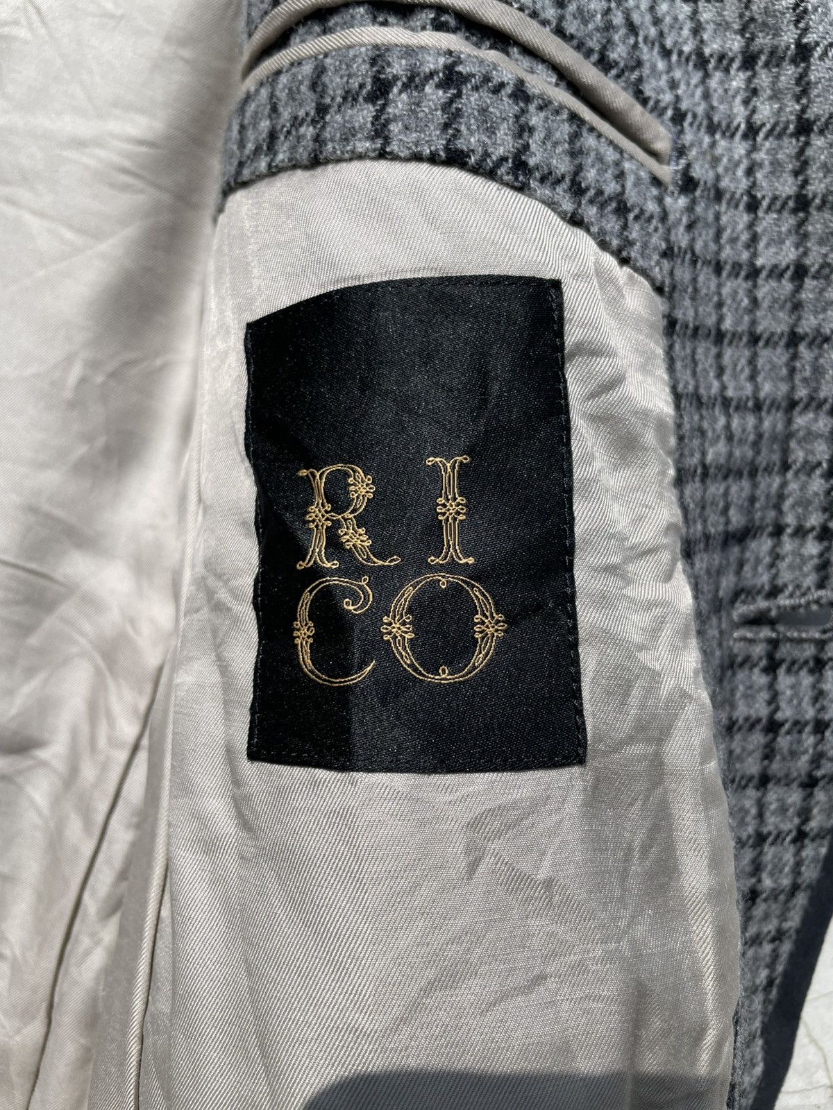 Japanese Brand RARE🔥 RICO Blazer Jacket Wool Size S / US 4 / IT 40 - 5 Thumbnail