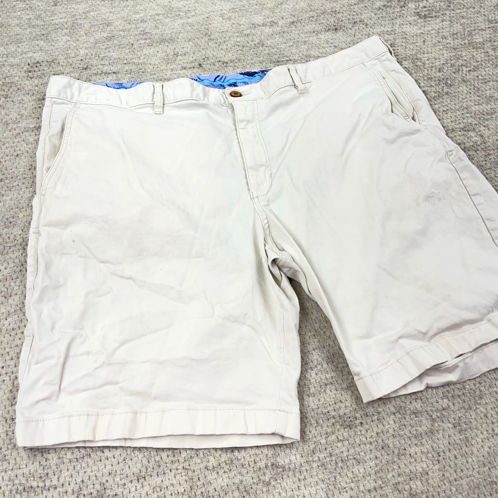 Tommy Bahama Tommy Bahama Chino Shorts Men 42 Light Blue Flat Front Stretch Cotton Tencel Pockets Logo Belt Loops 9 Inseam Casual Beach non-vintage Mens Regular Size US 42 / EU 58 - 5 Thumbnail