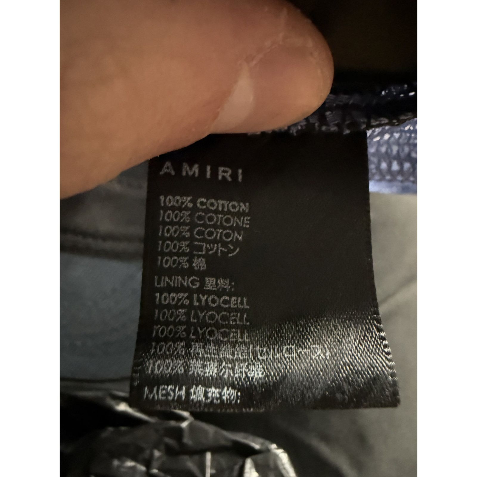 Amiri Amiri Trucker MA Logo Baby Blue Used OS Size ONE SIZE - 5 Thumbnail