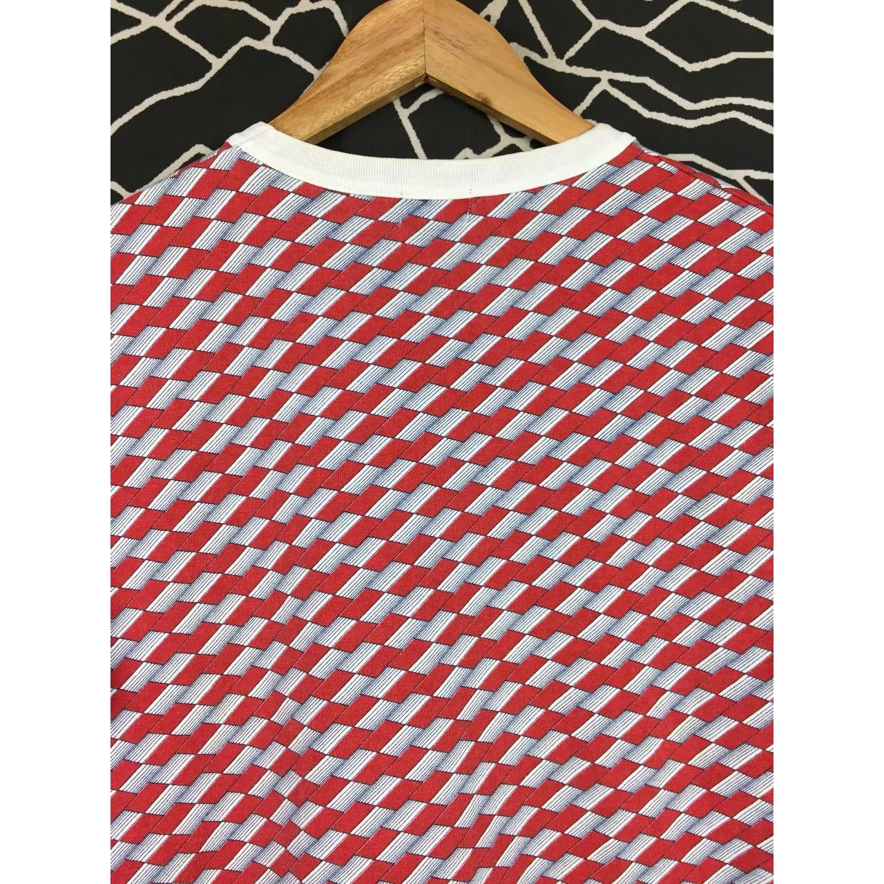 ABAHOUSE Vtg Abahouse Trippy Woven Design All Over Print Tee Size US M / EU 48-50 / 2 - 8 Thumbnail