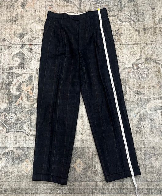 Vintage Vintage Marztex Italy Wool Pleated Trousers, Made in Italy Size US 33 - 2 Thumbnail