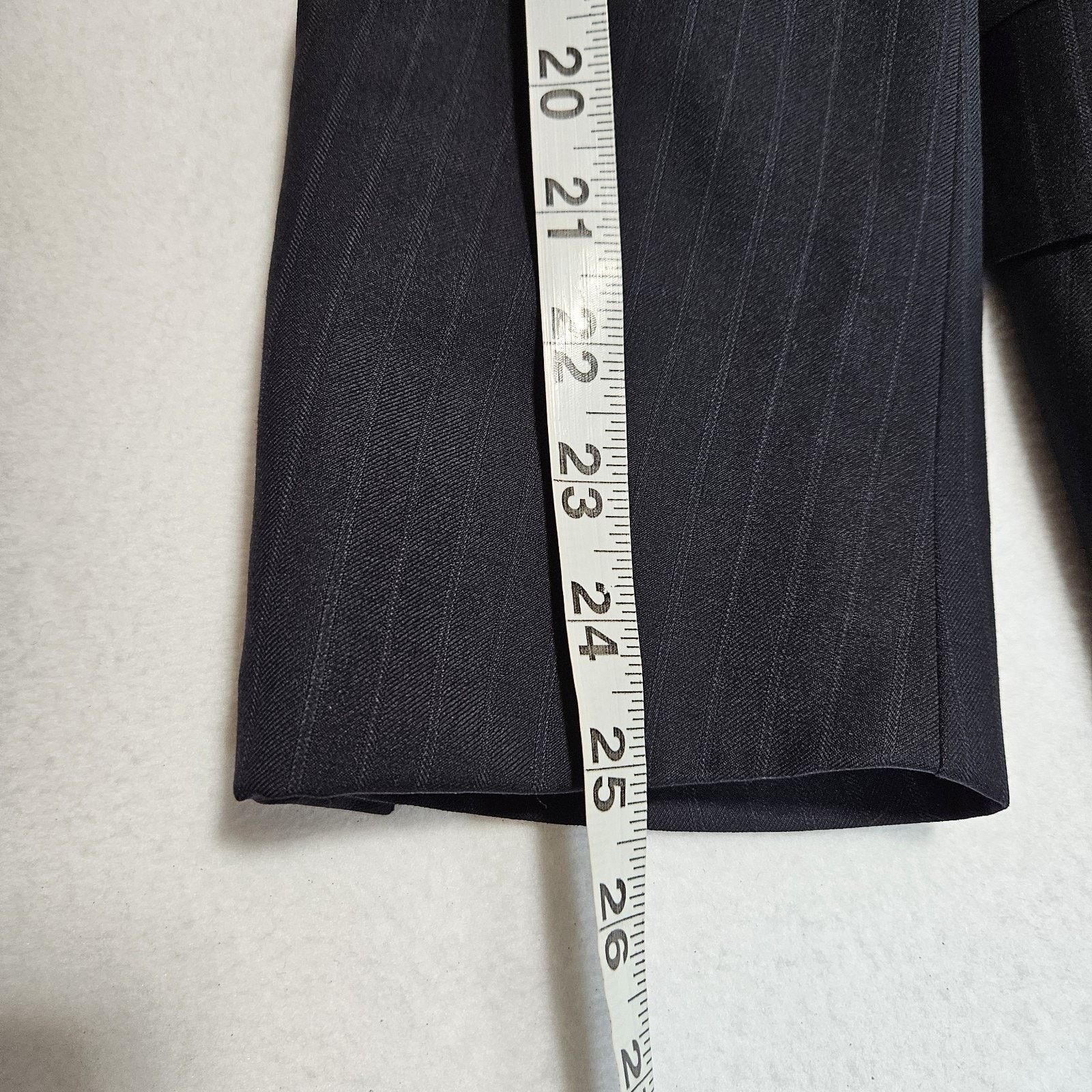 Canali Canali Blazer Black Super 120s Wool Italian Suit Jacket Size 42R - 16 Thumbnail