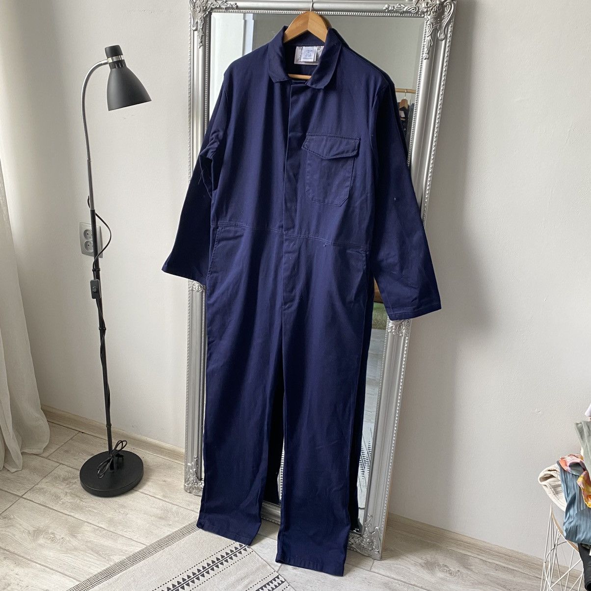 Le Mont Saint Michel Vintage Sanfor French work Coverall jumpsuit Workwear Size US 30 / EU 46 - 1 Thumbnail