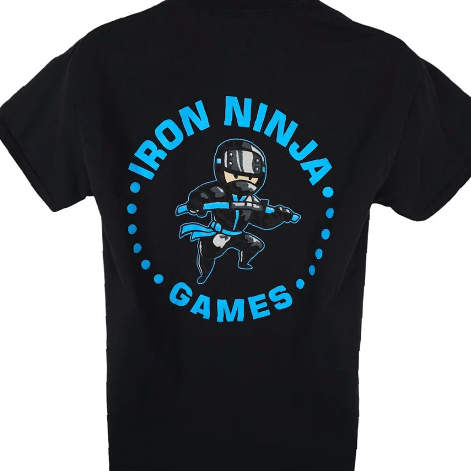 Gildan Iron Ninja Games T Shirt Mens Size Medium Black Samurai Sword Size US M / EU 48-50 / 2 - 4 Thumbnail