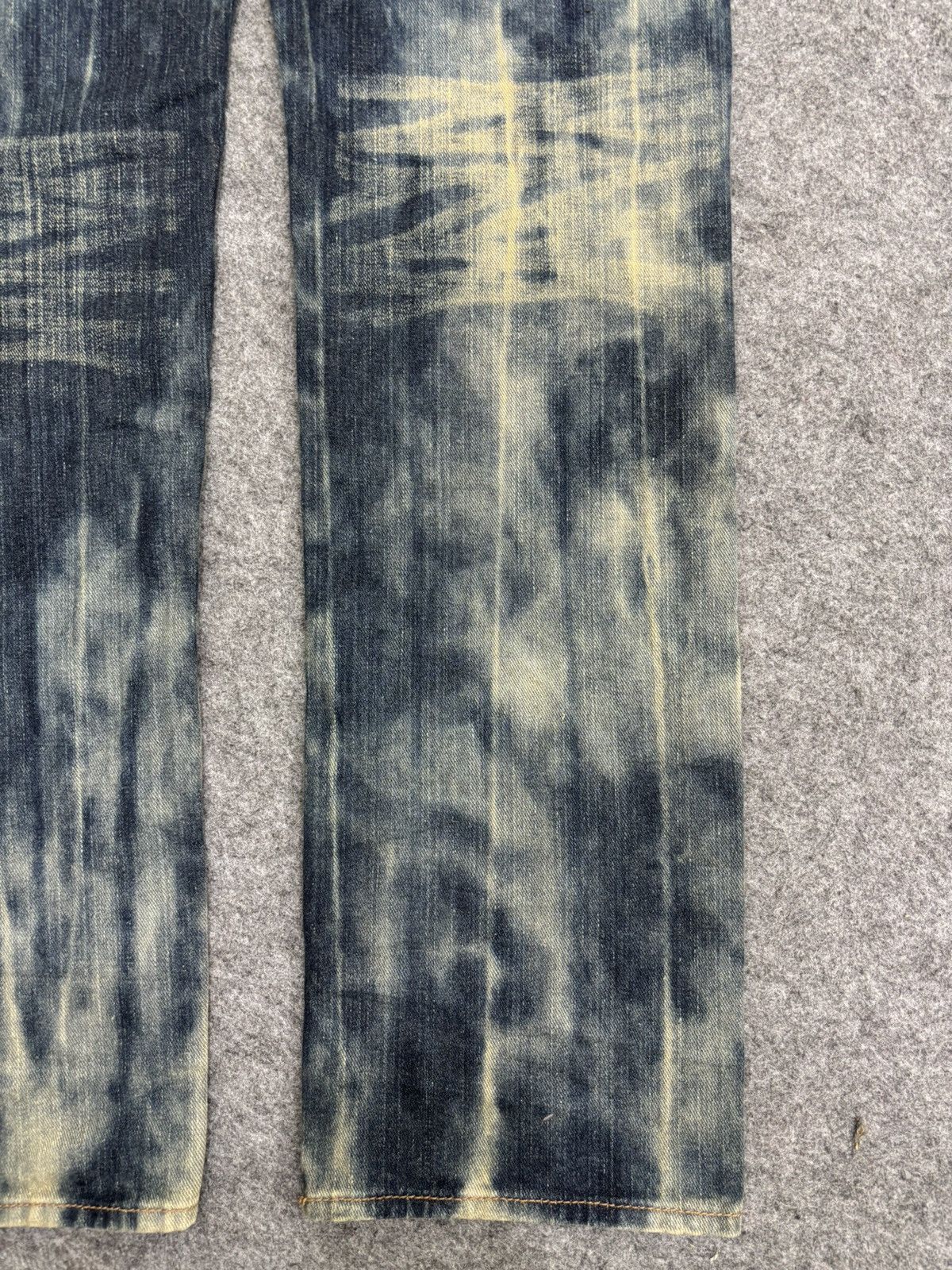 Japanese Brand 💥90s Style💥doublefocus Sick Fades Denim F591 Size US 35 - 16 Thumbnail