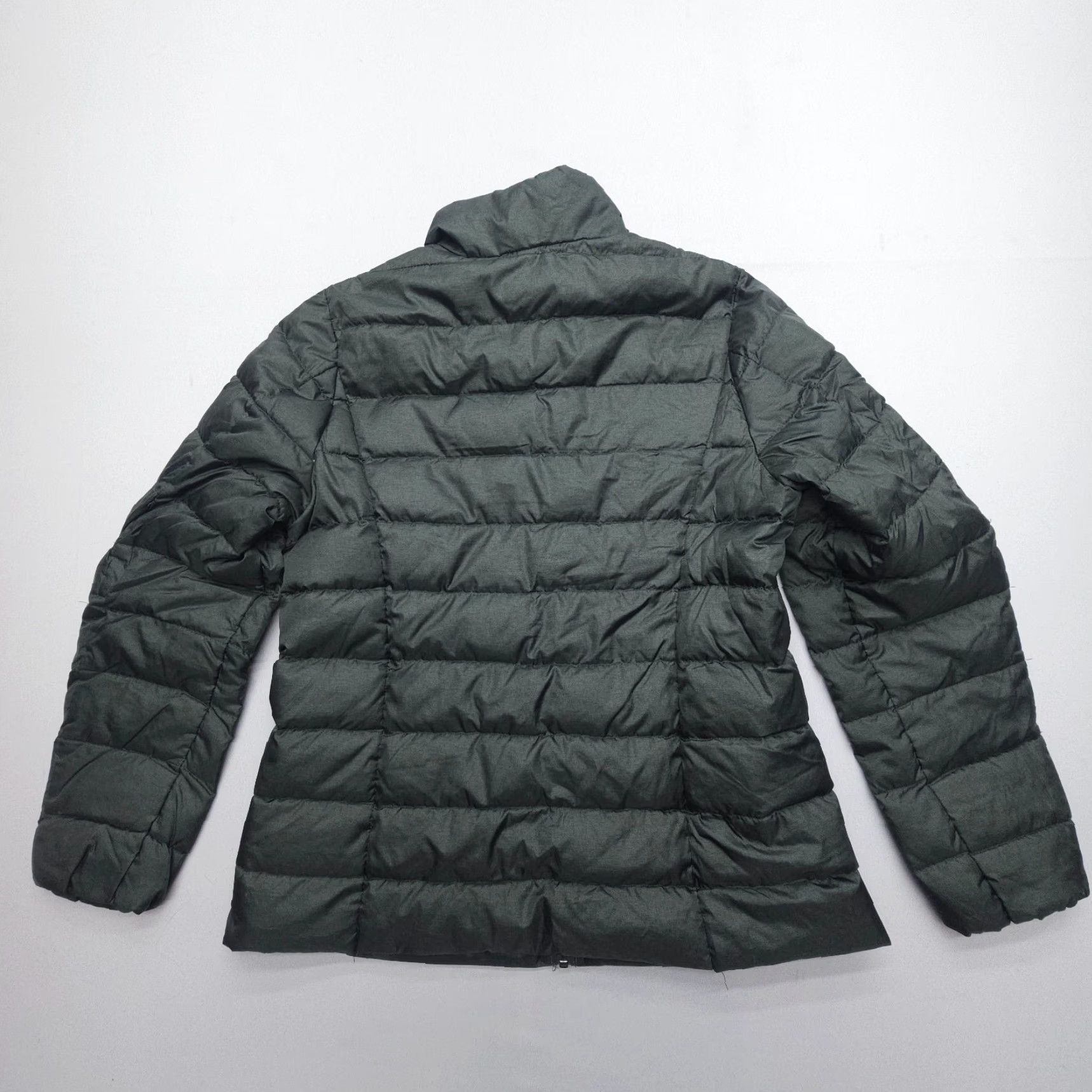 Eddie Bauer VINTAGE Eddie Bauer EB650 Goose Down Puffer Womens Large Green Jacket Size L / US 10 / IT 46 - 2 Thumbnail