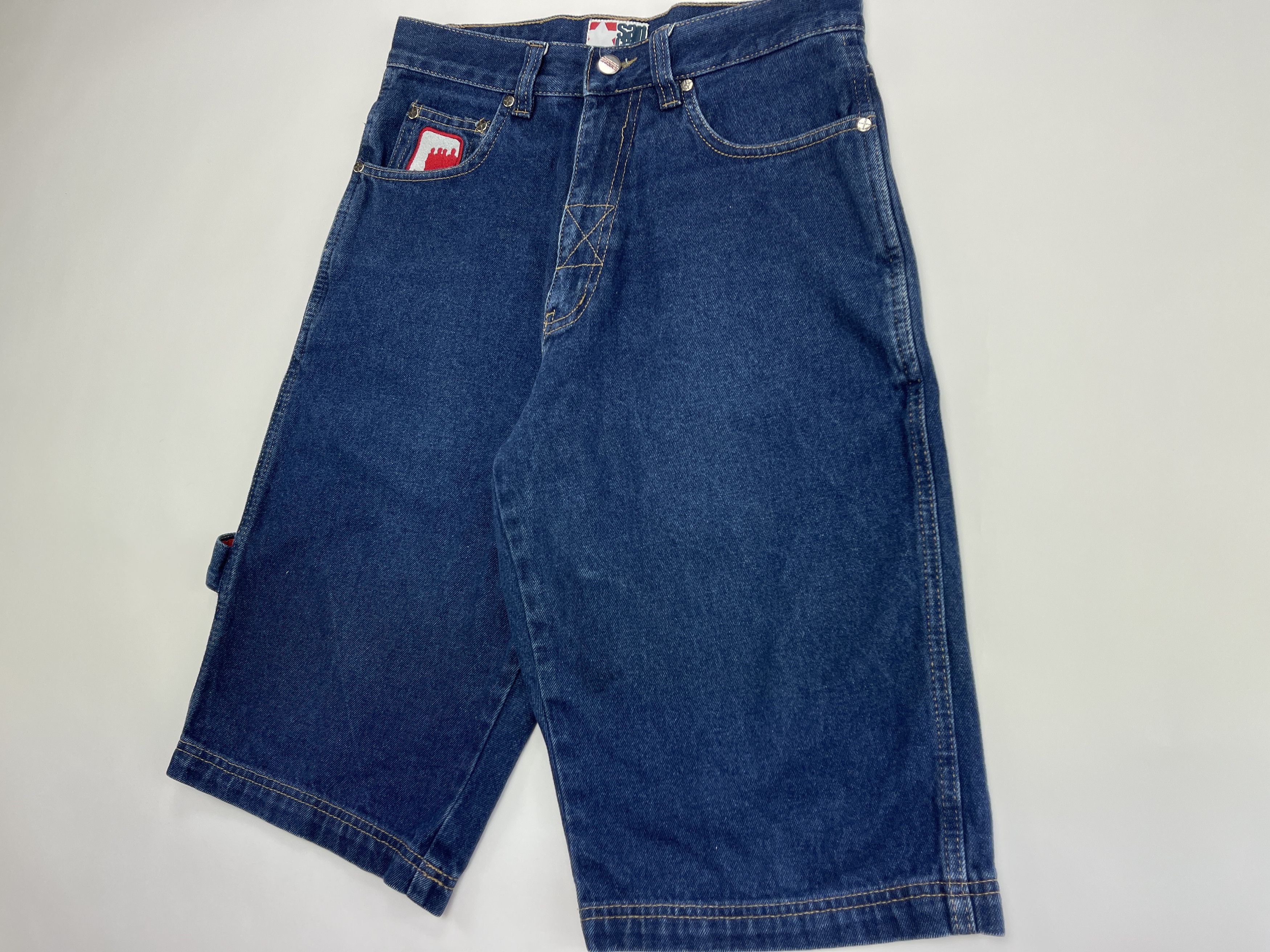 Vintage Sancezz jeans shorts, vintage skater shorts, 90s hip hop 30 Size US 30 / EU 46 - 7 Thumbnail