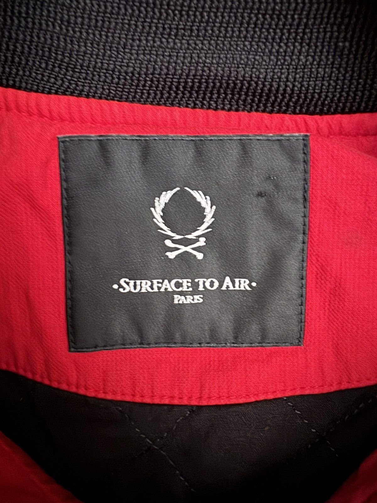 Surface To Air Surface To Air Paris Red Bomber Jacket Size US L / EU 52-54 / 3 - 7 Thumbnail